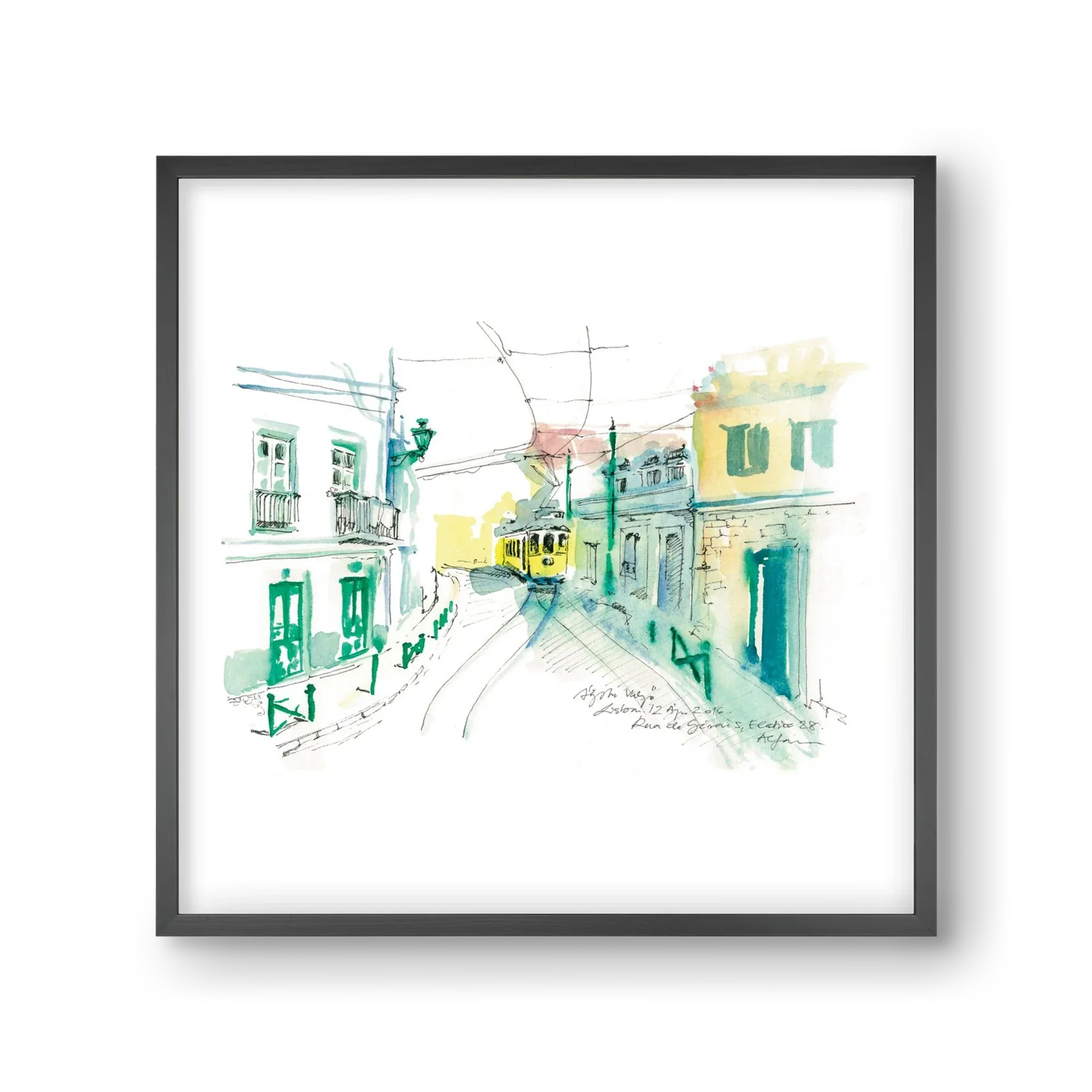 Lisbon Aquarelle No.6 - artbridge