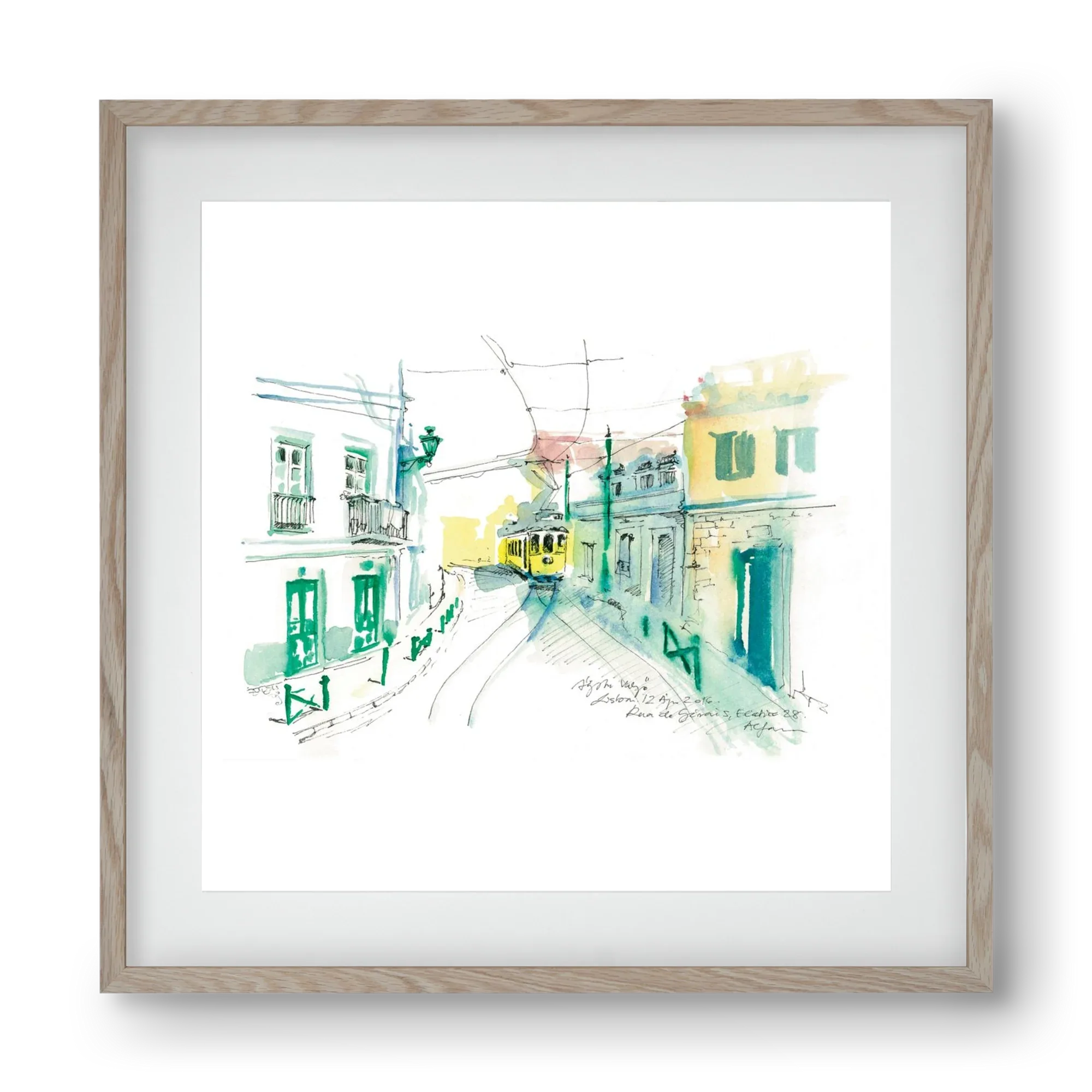 Lisbon Aquarelle No.6 - artbridge