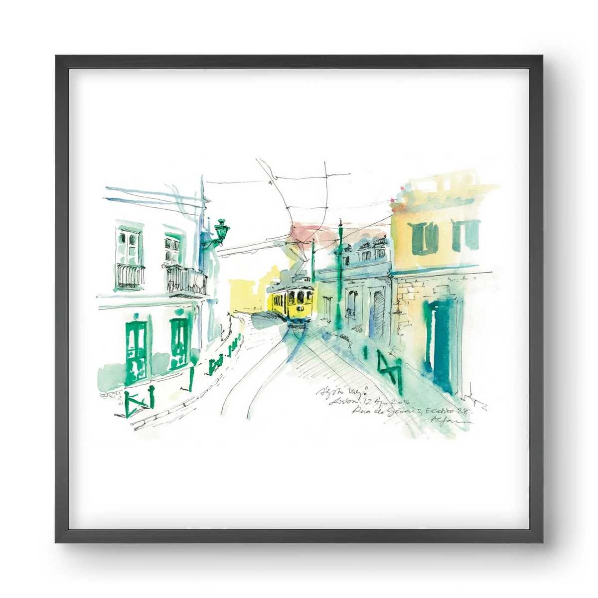 Lisbon Aquarelle No.6 - artbridge