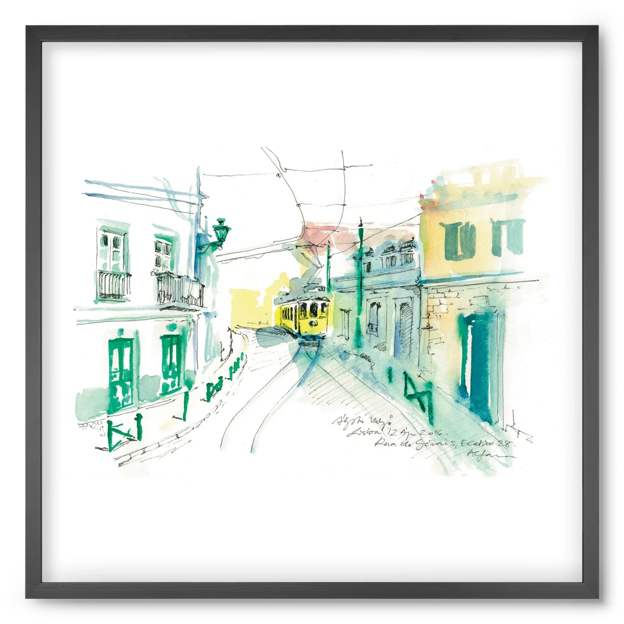 Lisbon Aquarelle No.6 - artbridge