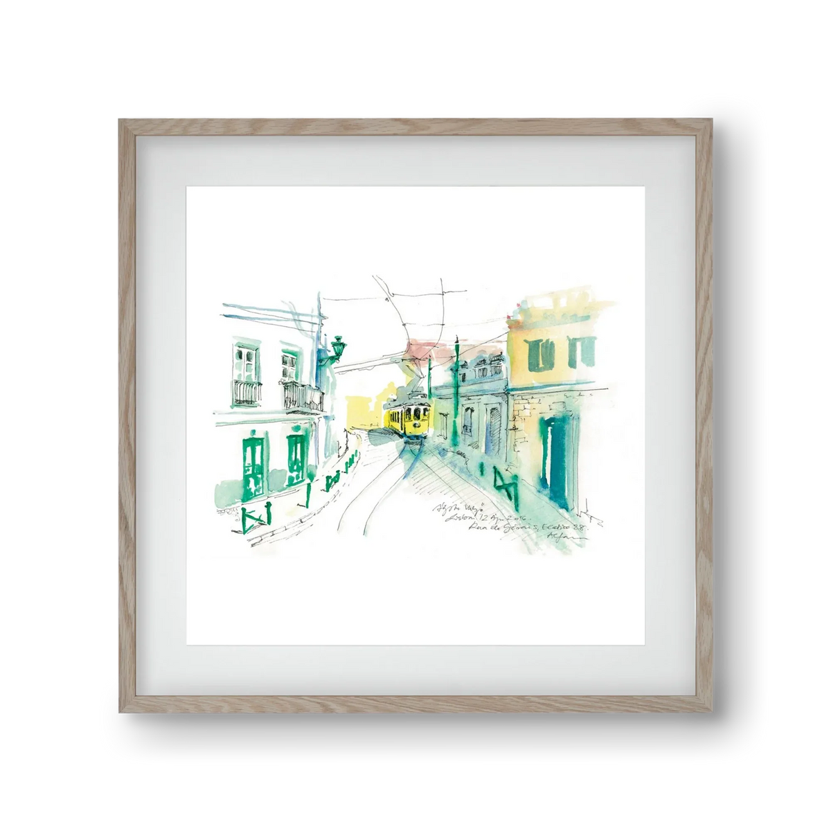 Lisbon Aquarelle No.6 - artbridge