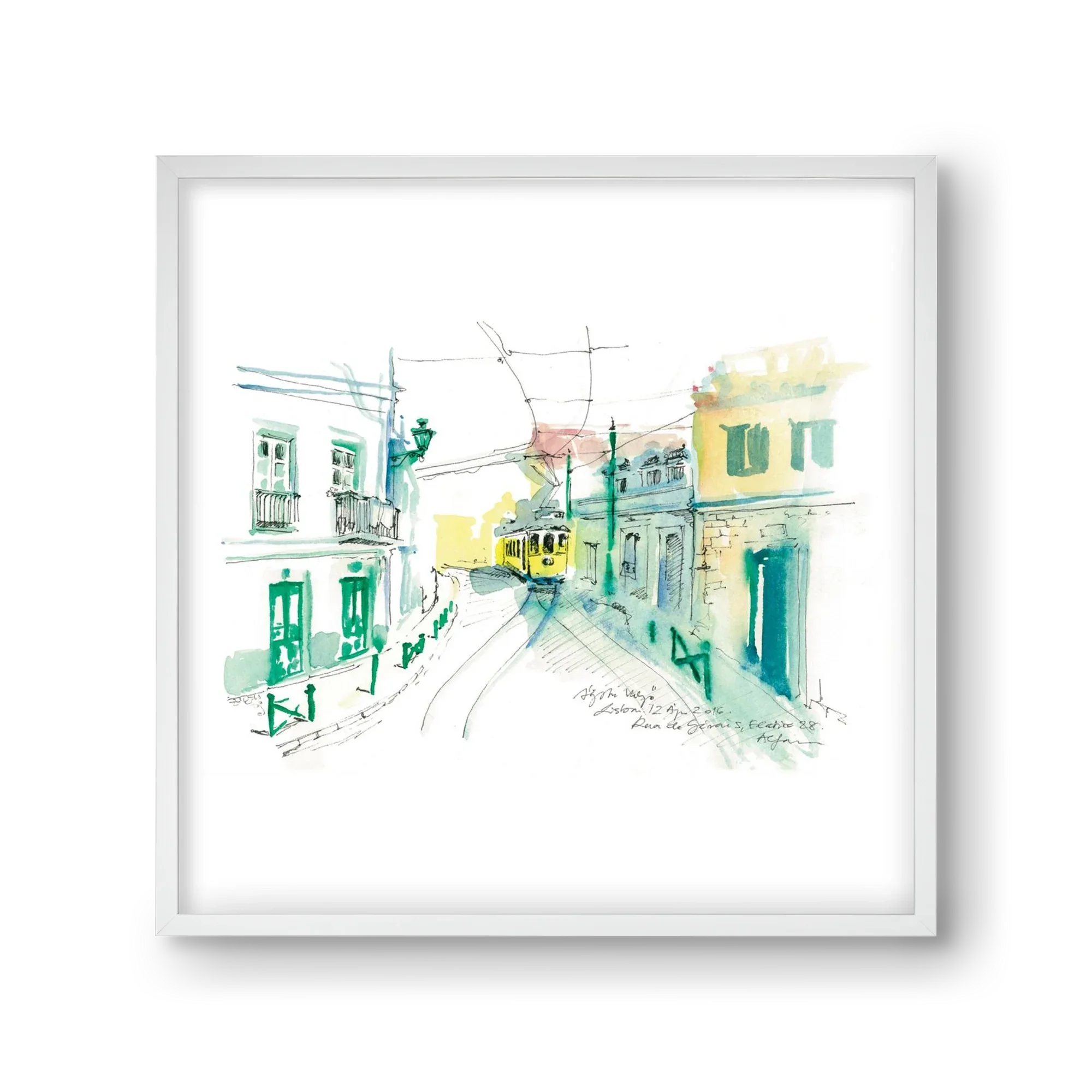 Lisbon Aquarelle No.6 - artbridge