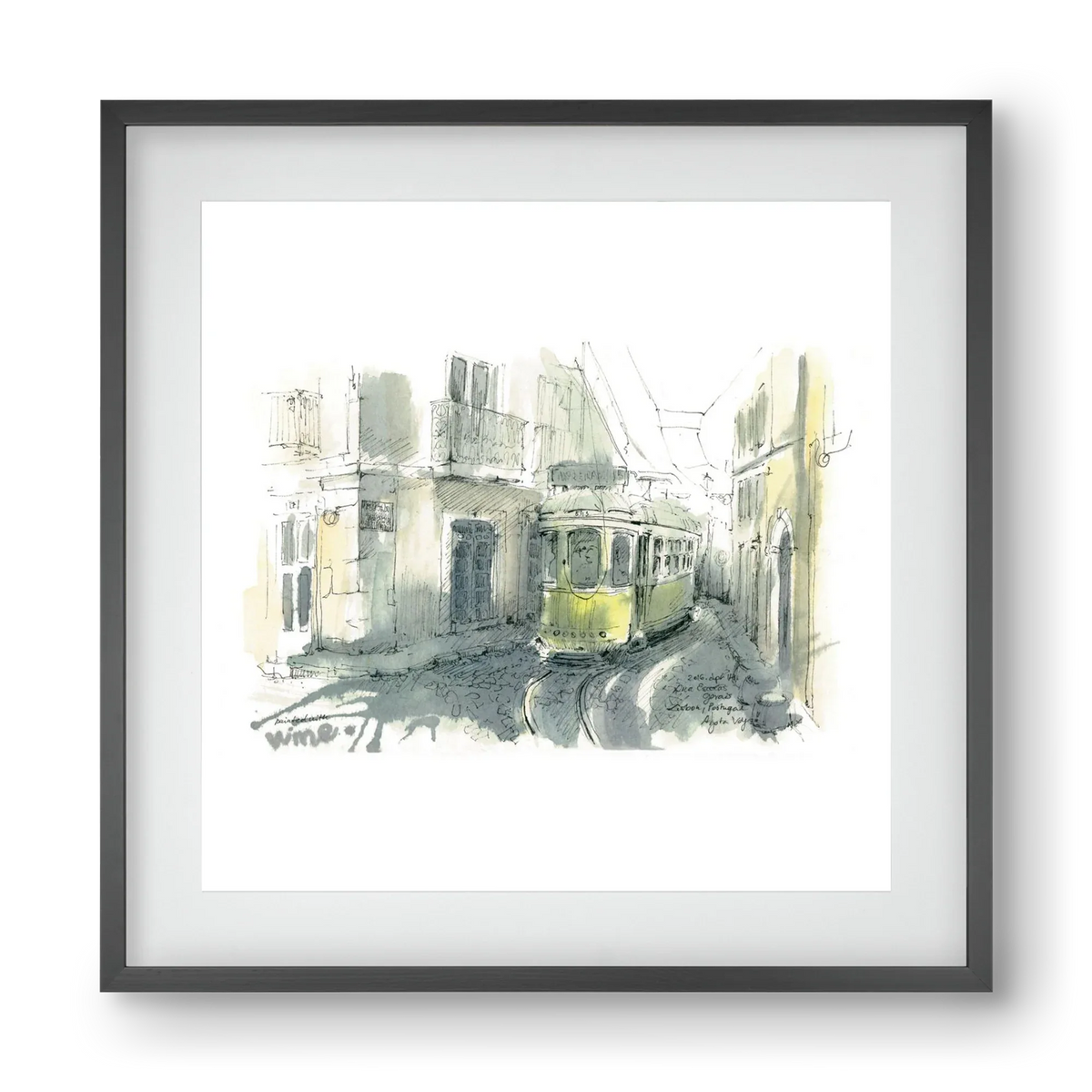 Lisbon Aquarelle No.7 - artbridge