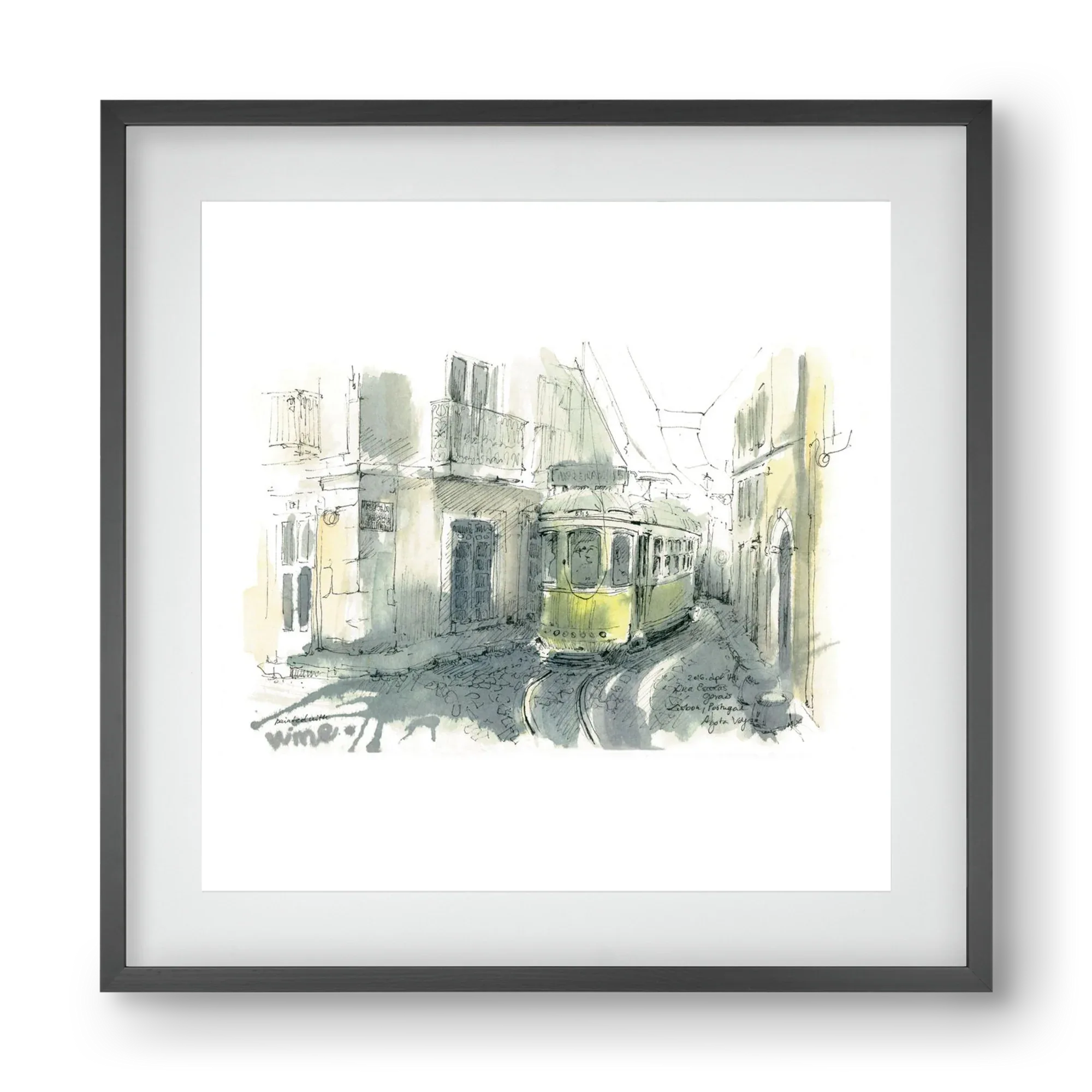 Lisbon Aquarelle No.7 - artbridge