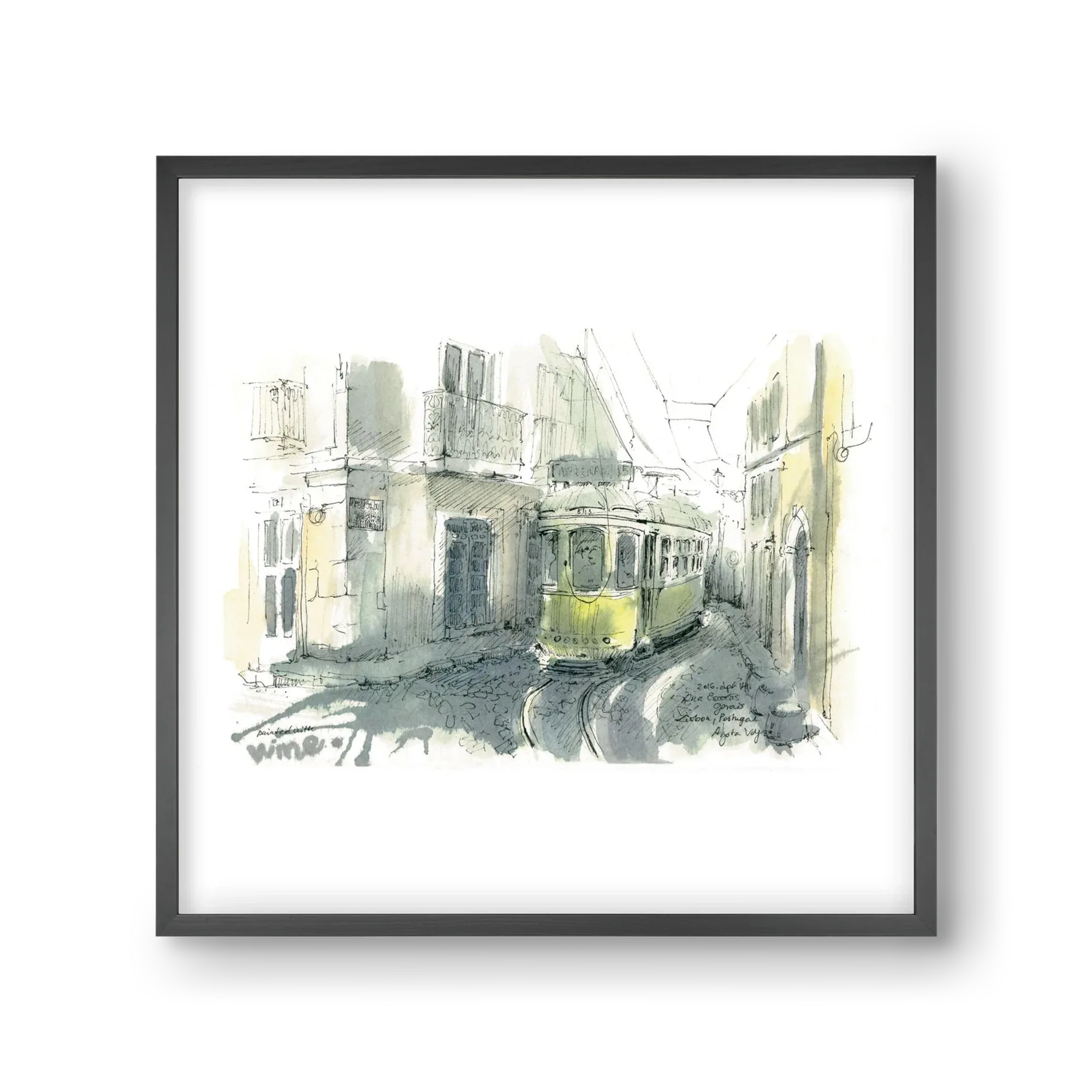 Lisbon Aquarelle No.7 - artbridge