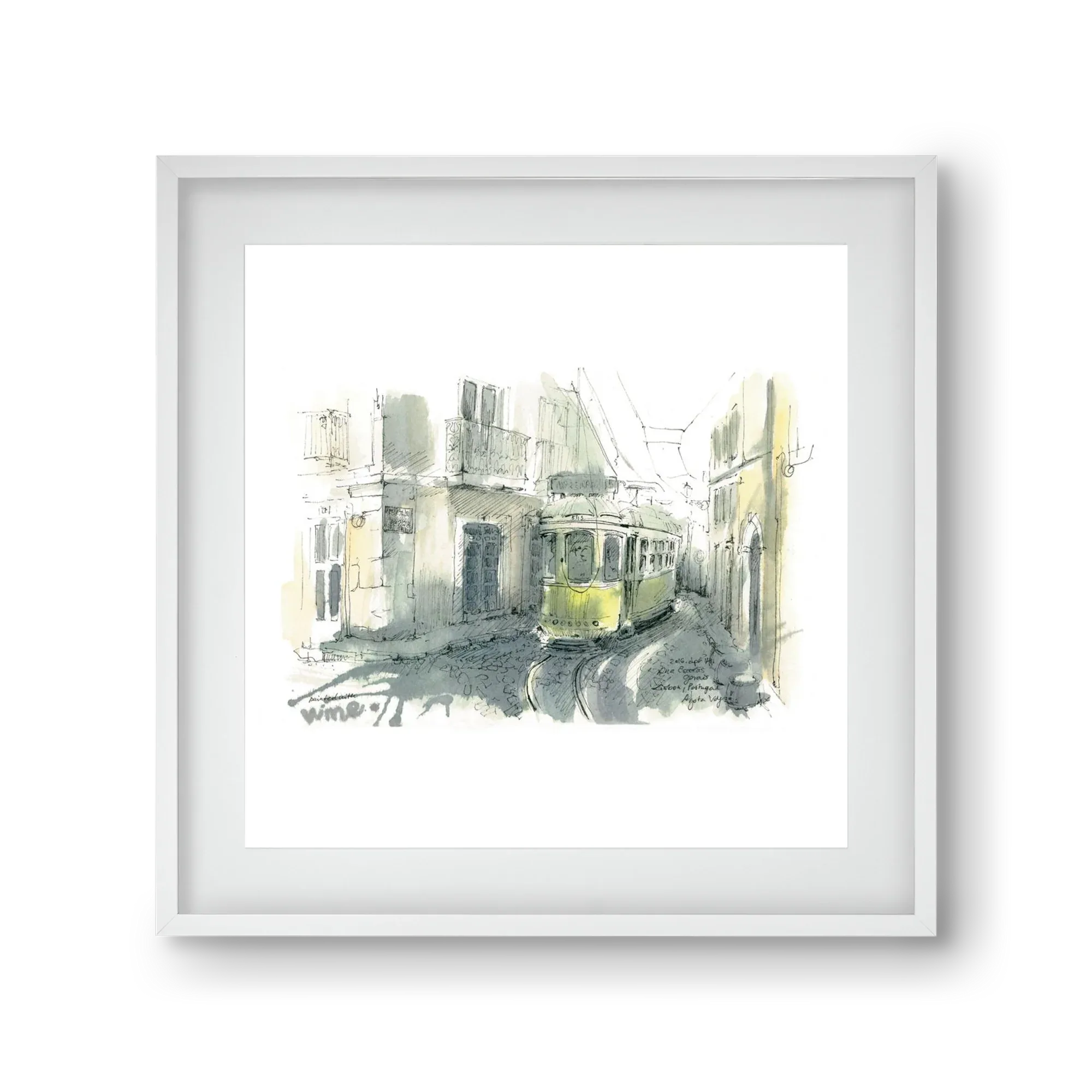 Lisbon Aquarelle No.7 - artbridge