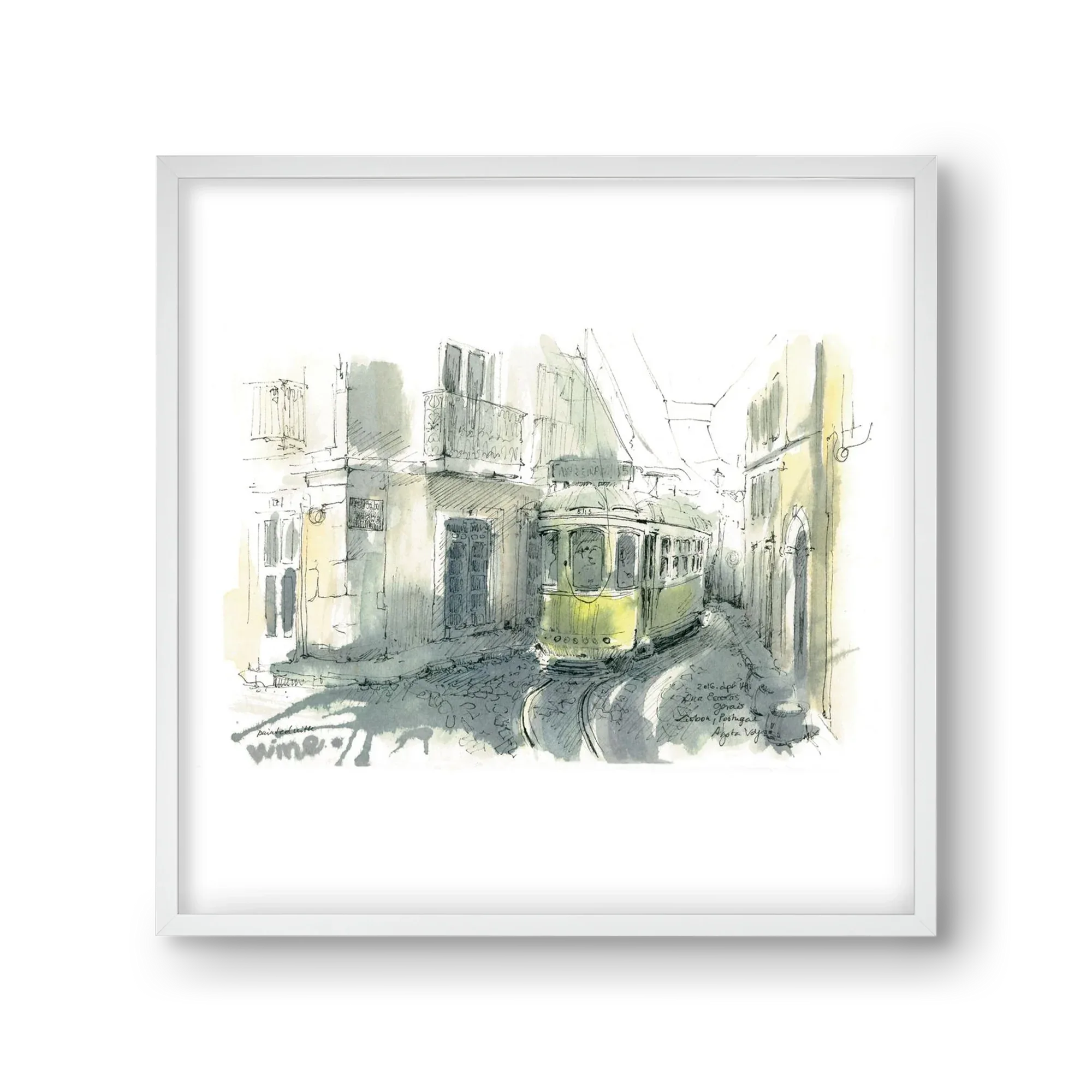 Lisbon Aquarelle No.7 - artbridge