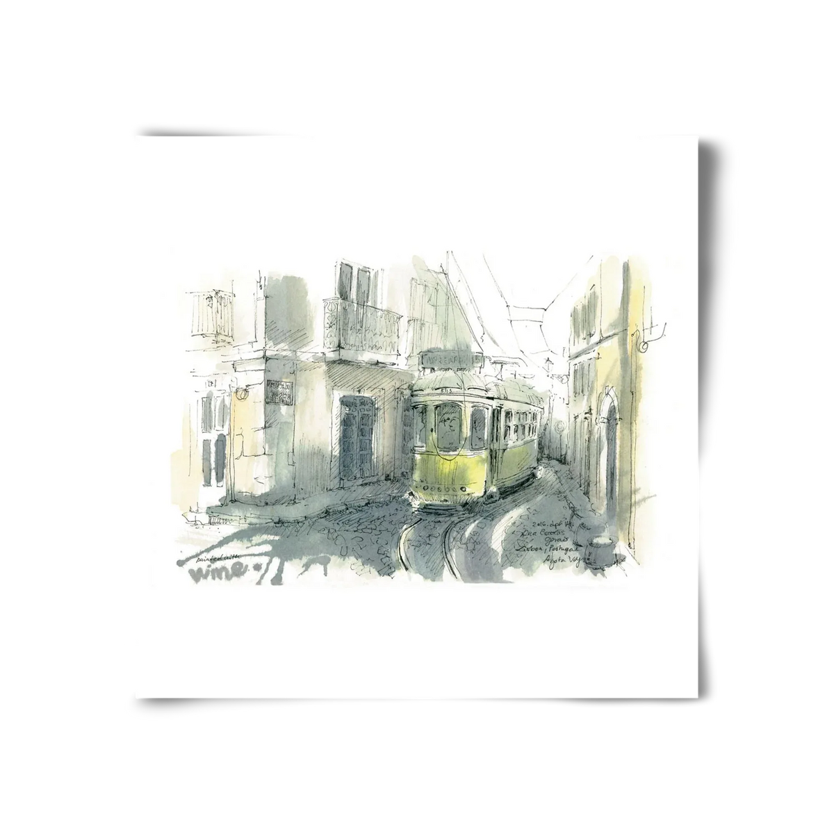 Lisbon Aquarelle No.7 - artbridge