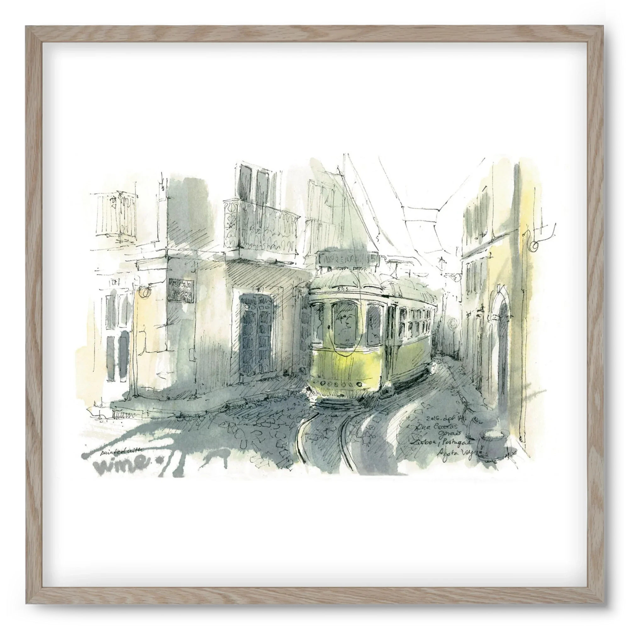 Lisbon Aquarelle No.7 - artbridge