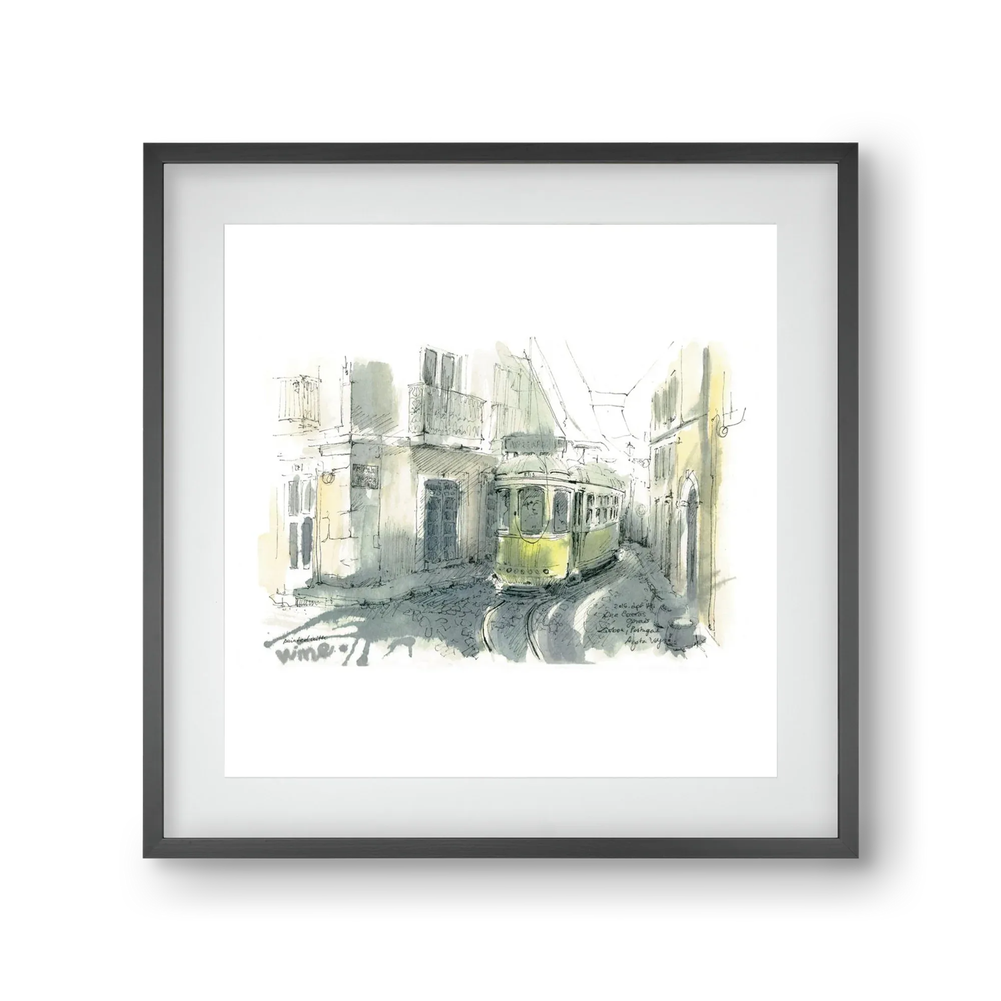 Lisbon Aquarelle No.7 - artbridge