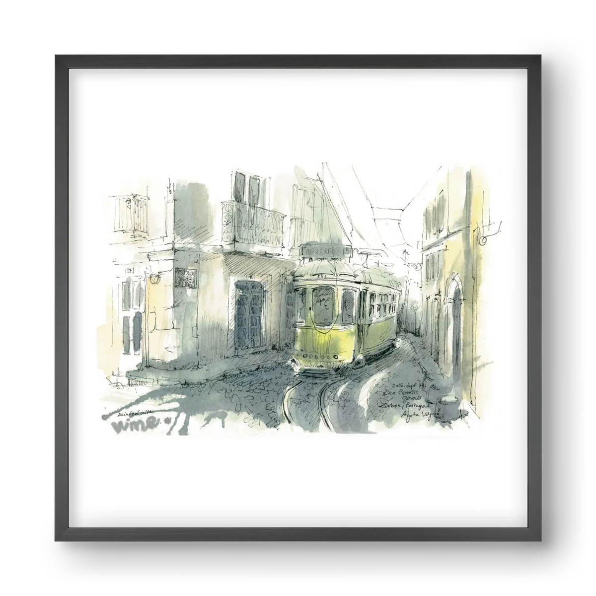 Lisbon Aquarelle No.7 - artbridge