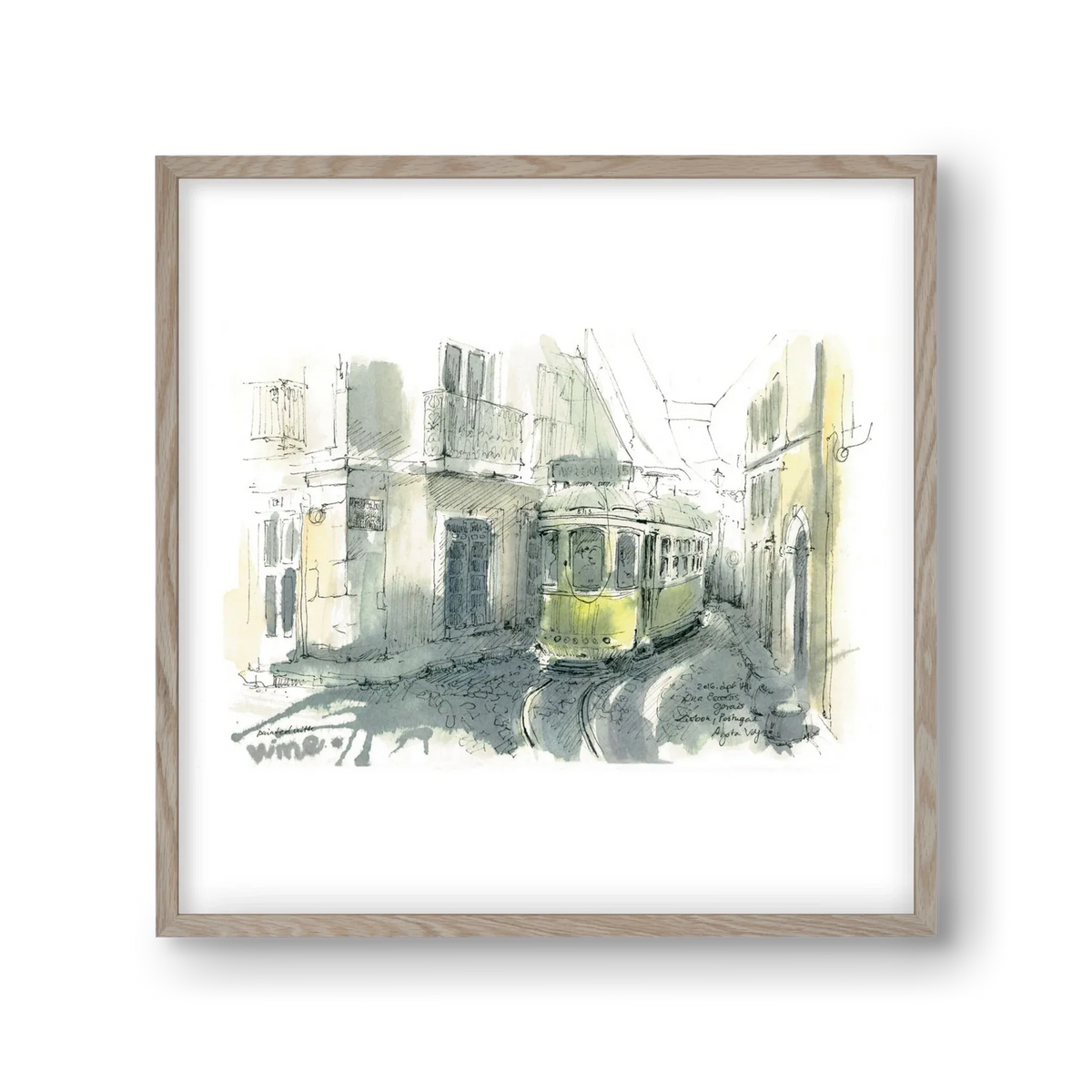 Lisbon Aquarelle No.7 - artbridge