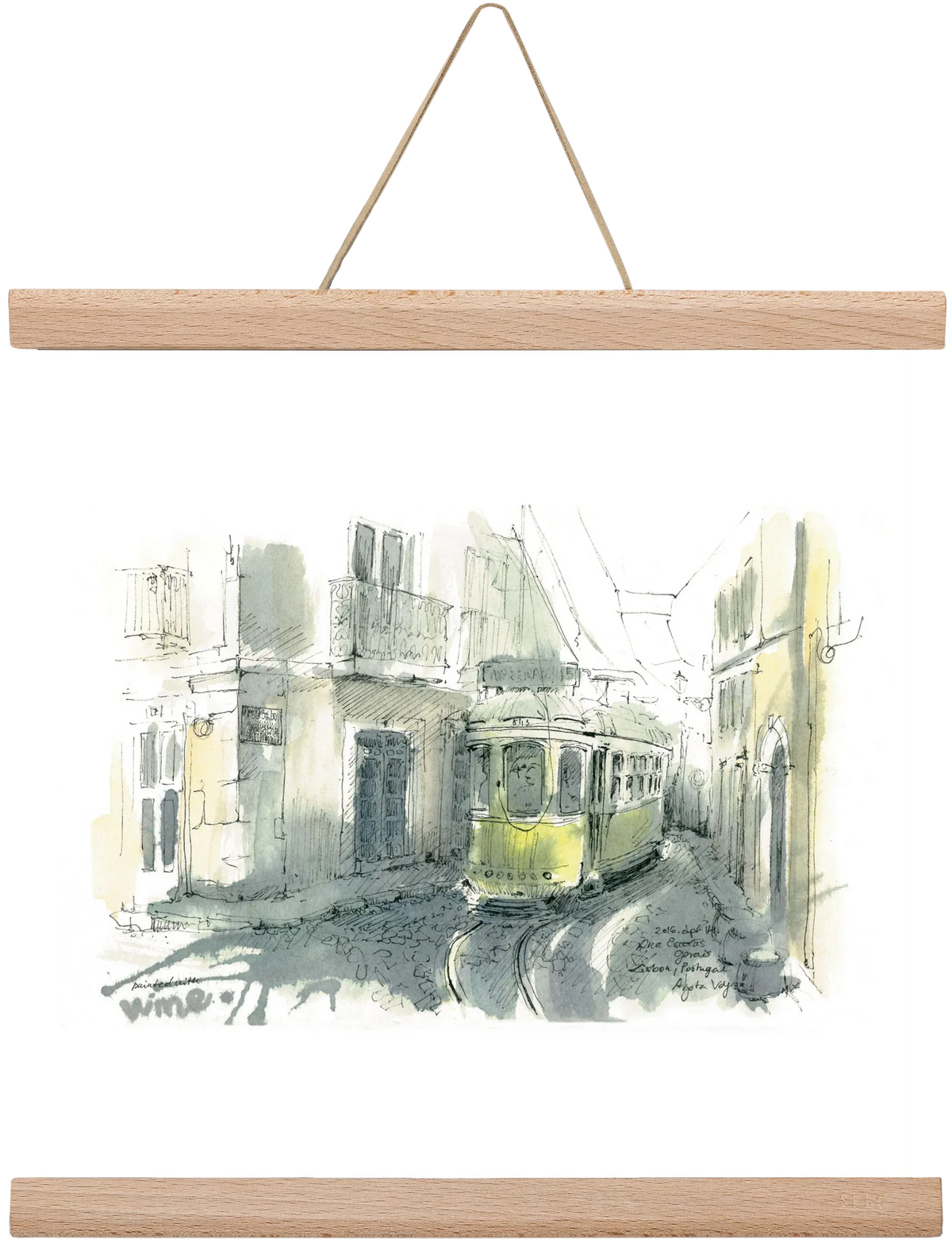 Lisbon Aquarelle No.7 - artbridge