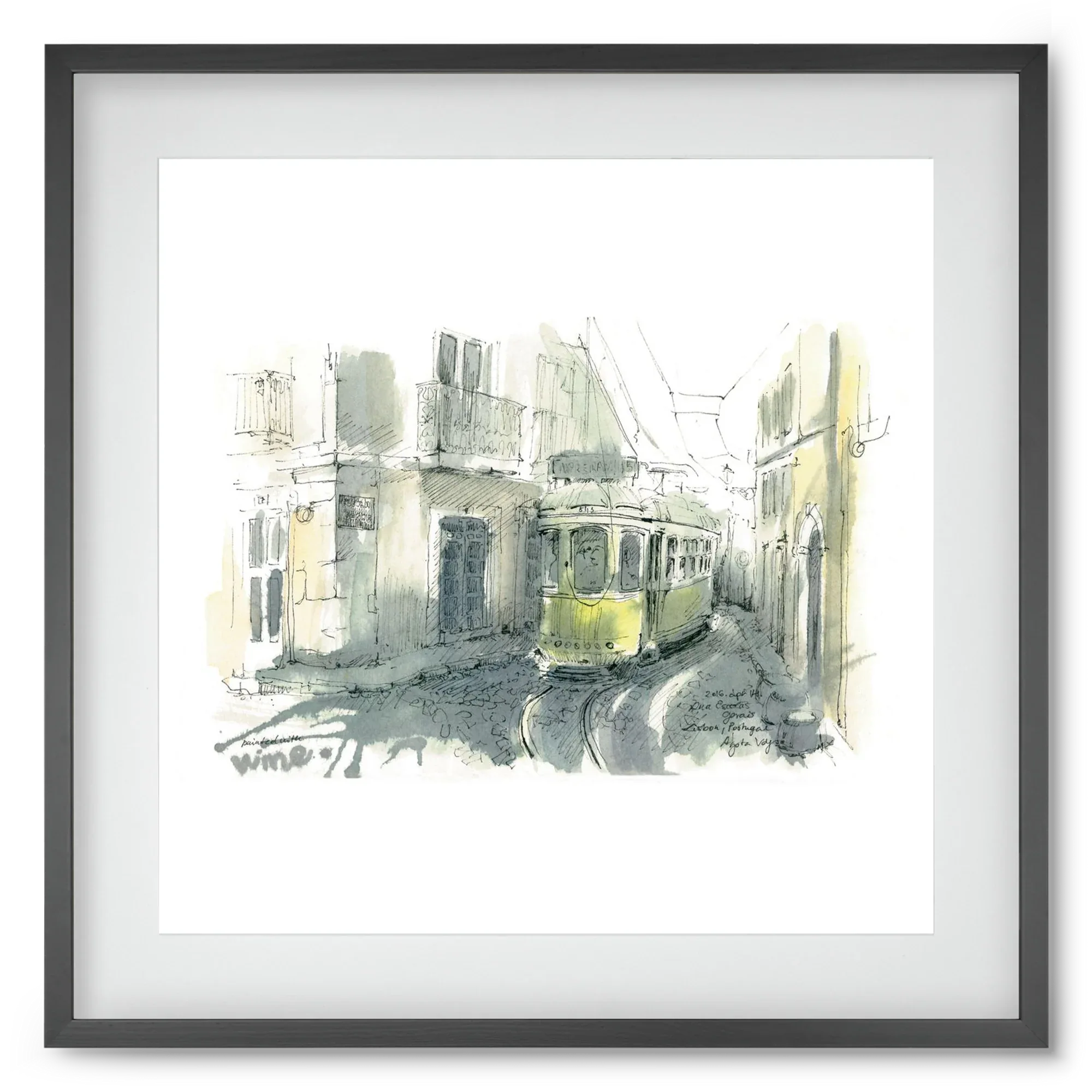 Lisbon Aquarelle No.7 - artbridge