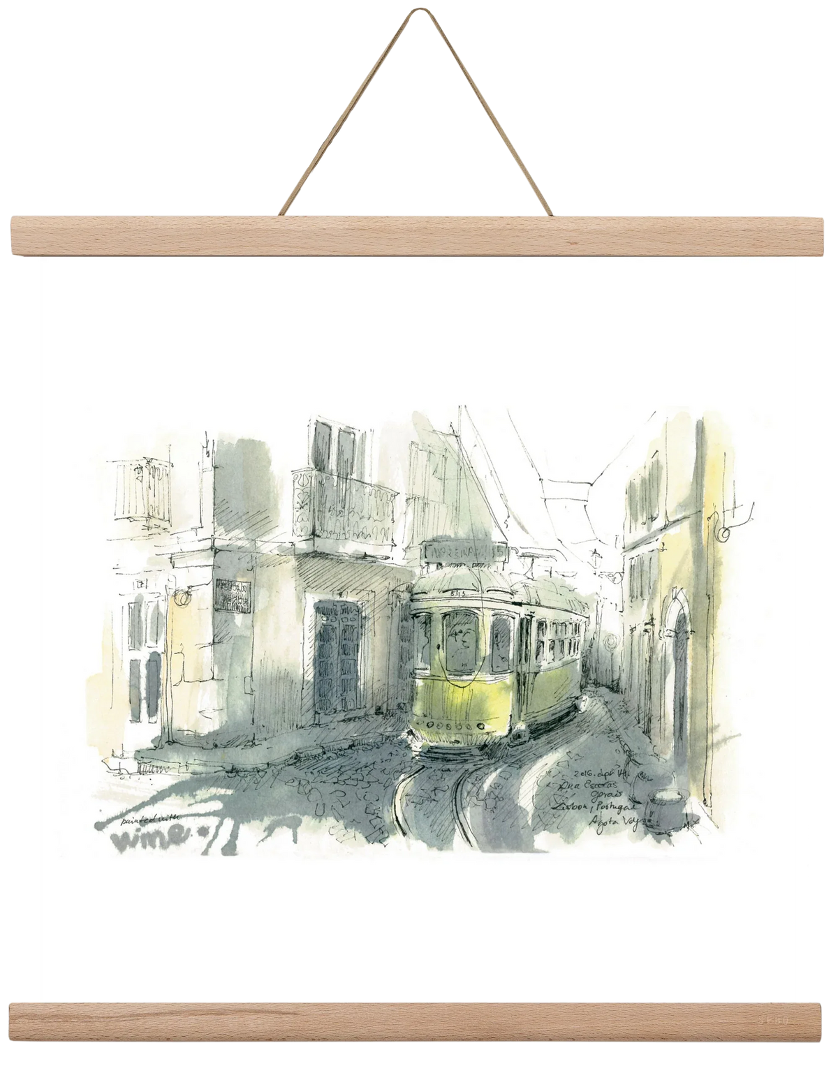Lisbon Aquarelle No.7 - artbridge