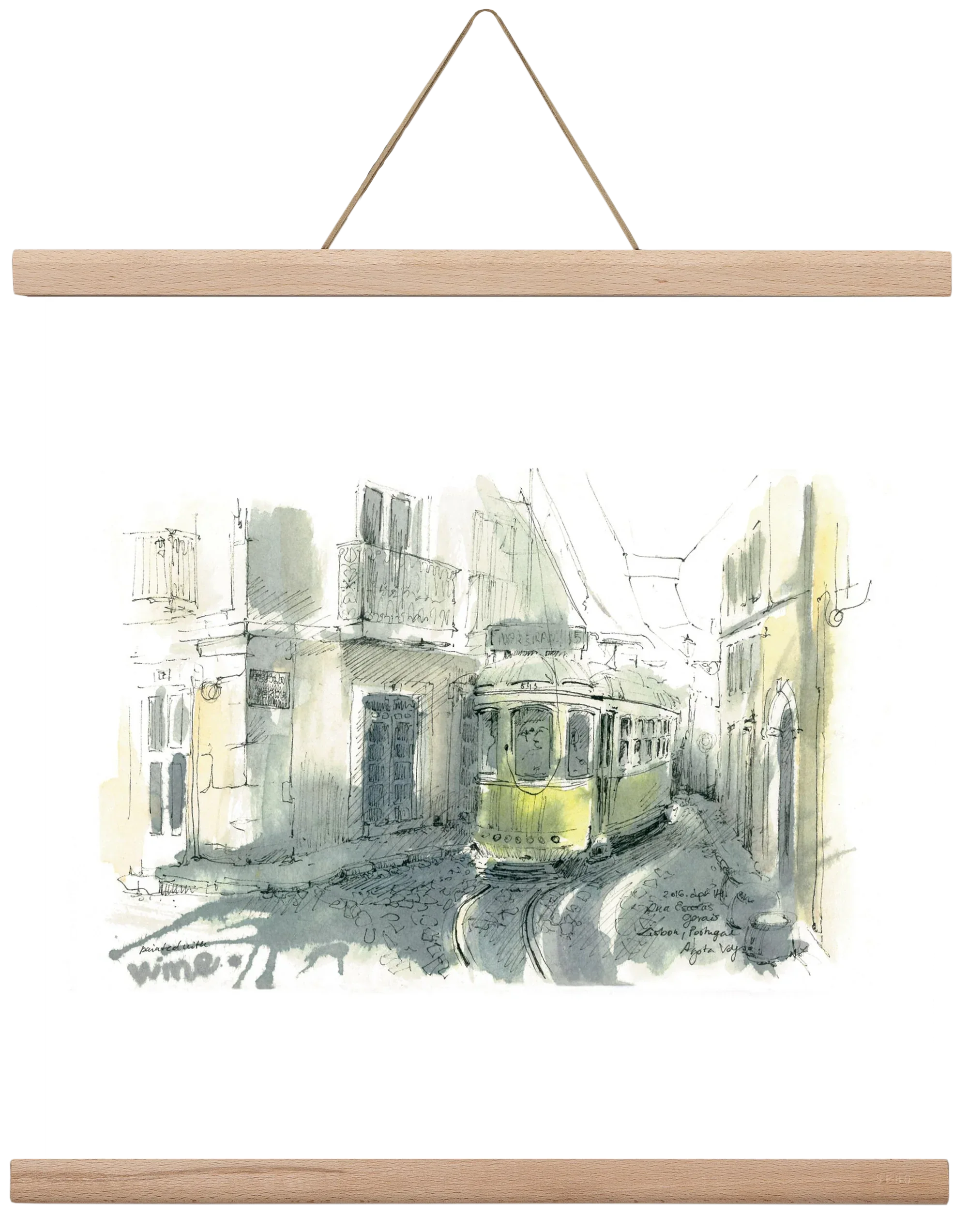 Lisbon Aquarelle No.7 - artbridge