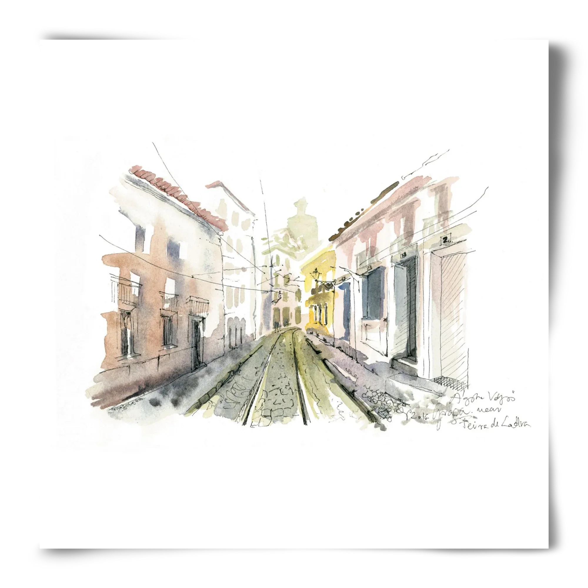 Lisbon Aquarelle No.8 - artbridge