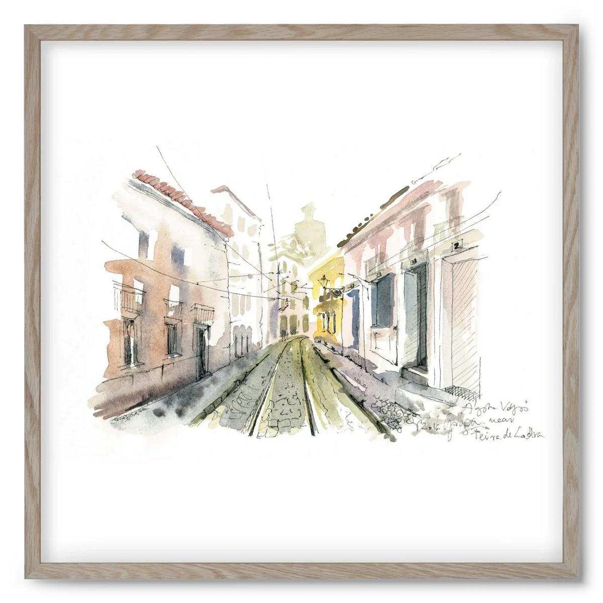 Lisbon Aquarelle No.8 - artbridge