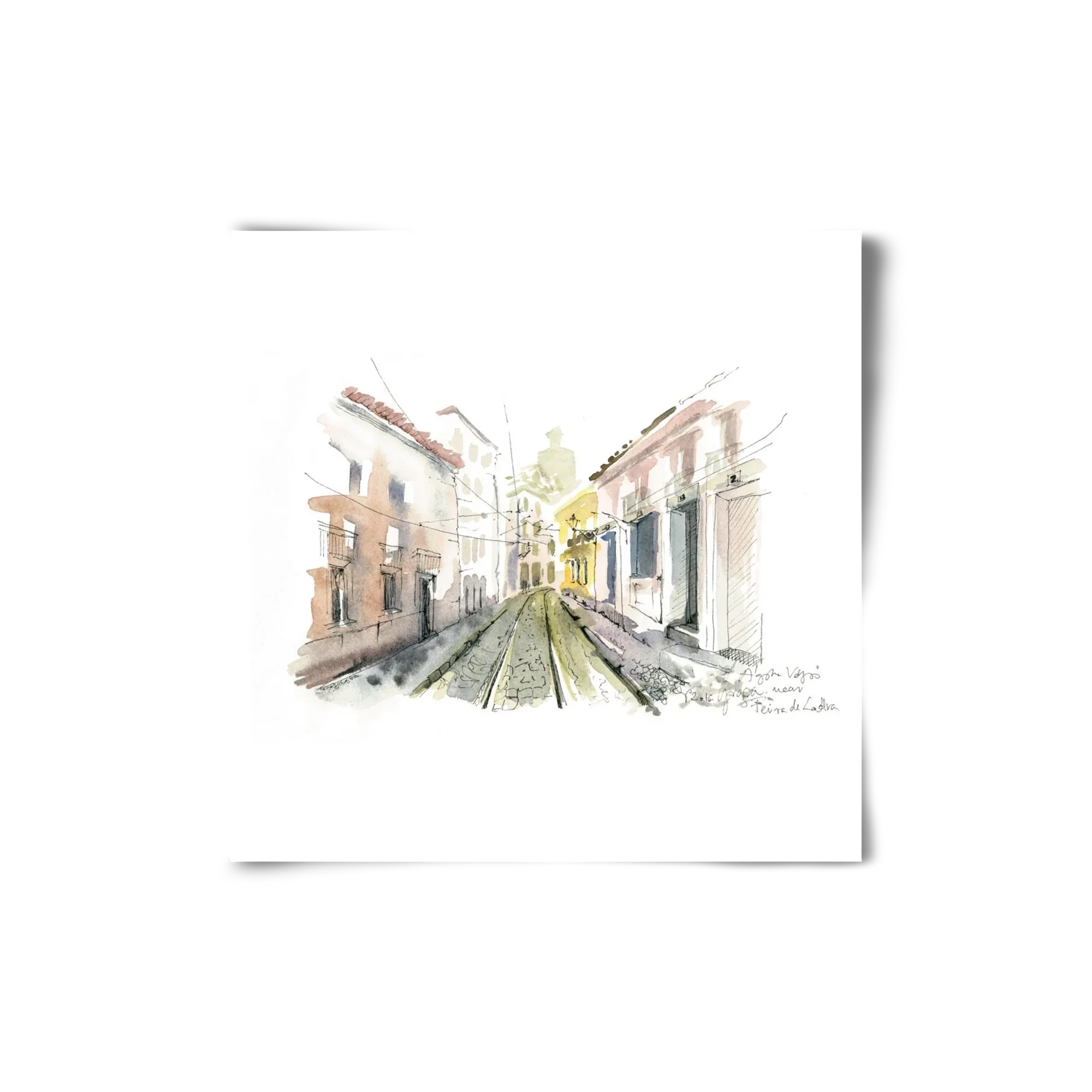 Lisbon Aquarelle No.8 - artbridge