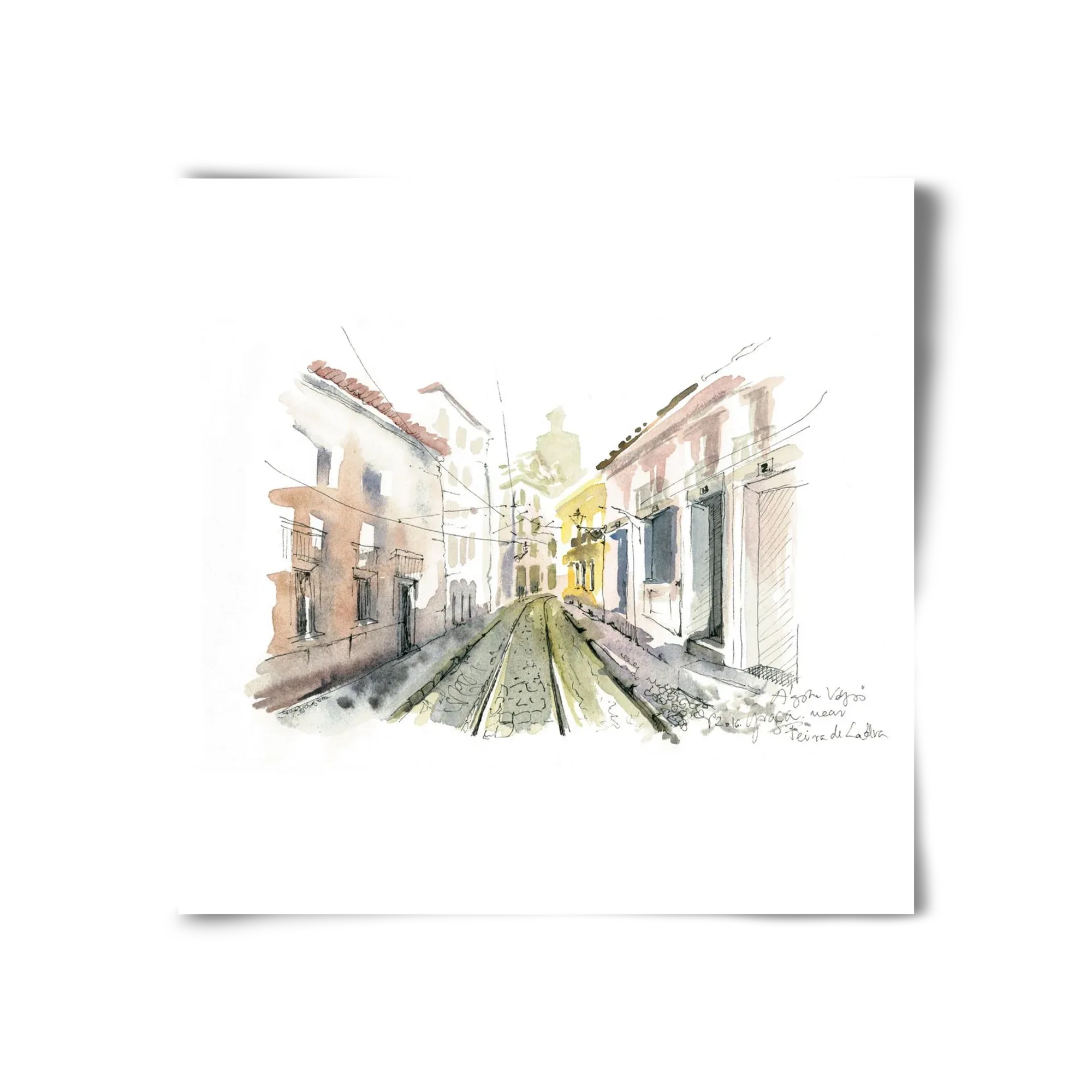 Lisbon Aquarelle No.8 - artbridge
