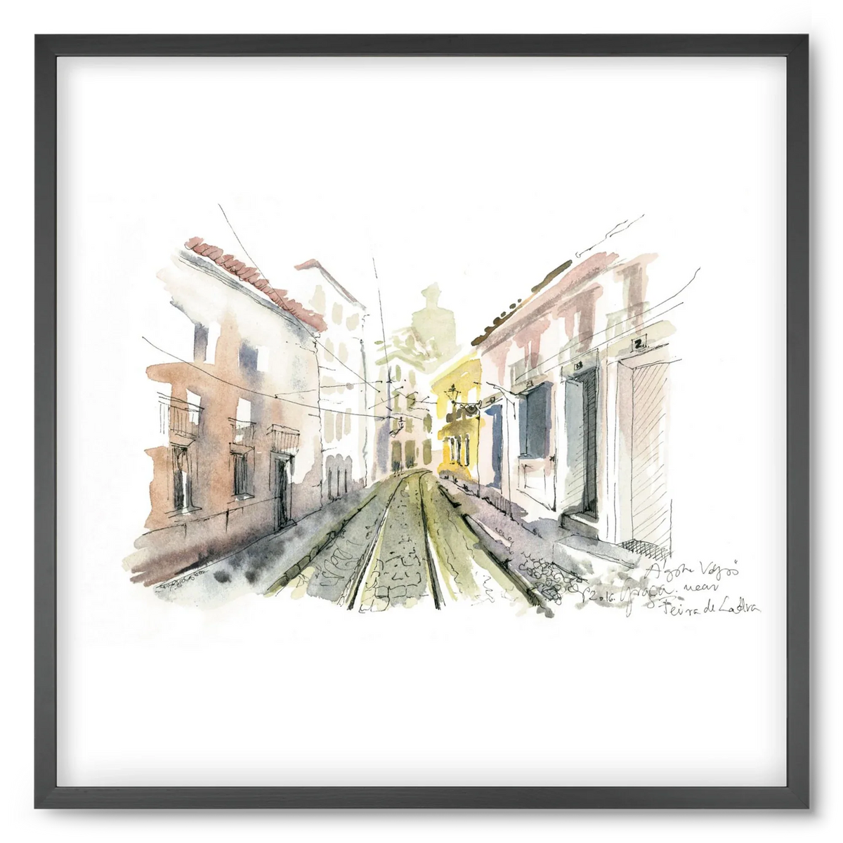 Lisbon Aquarelle No.8 - artbridge
