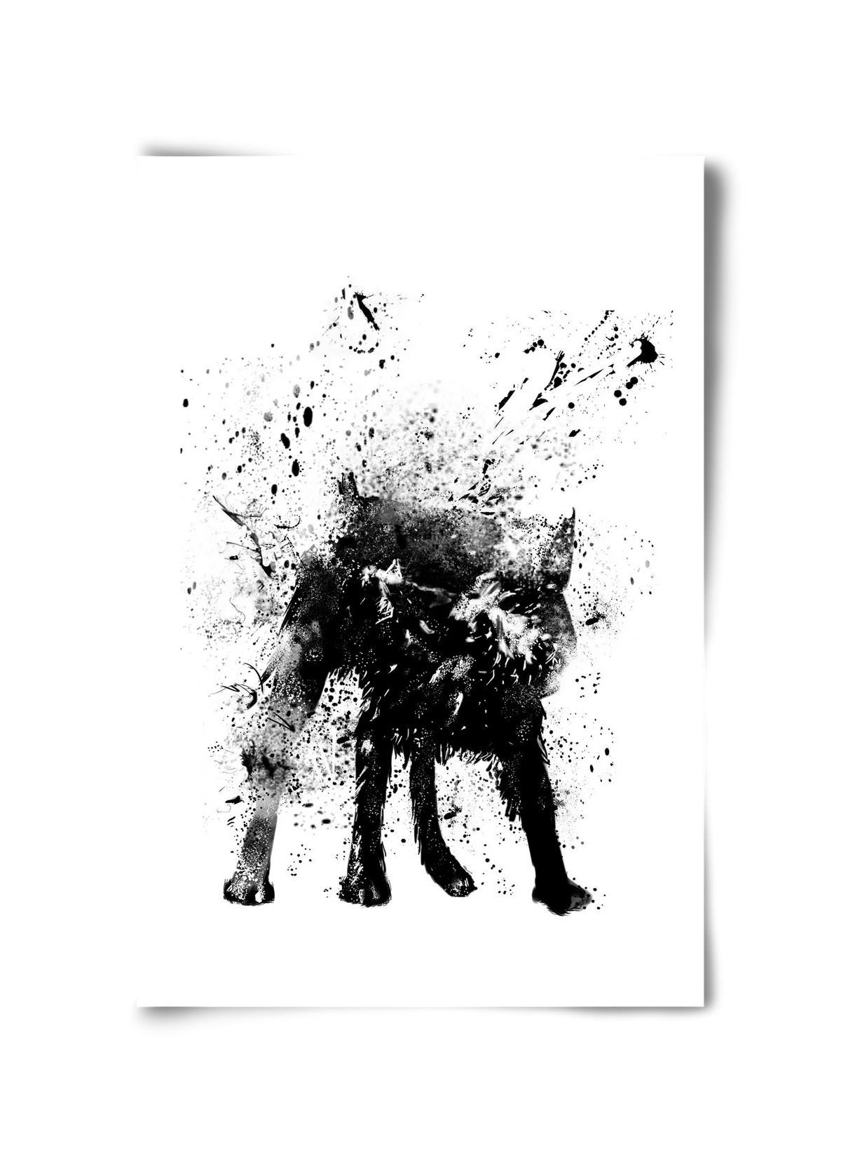 Wet dog - artbridge