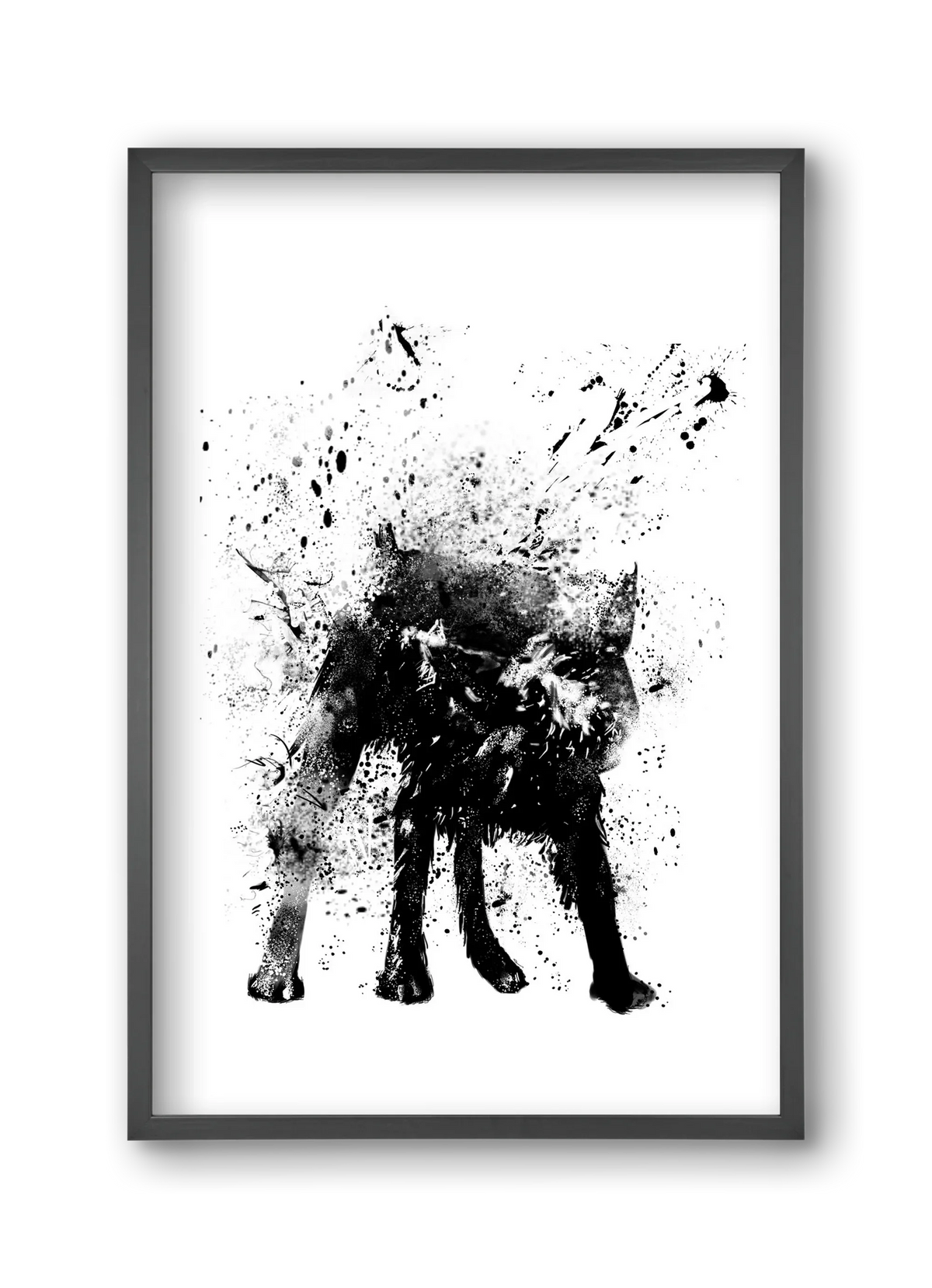 Wet dog - artbridge