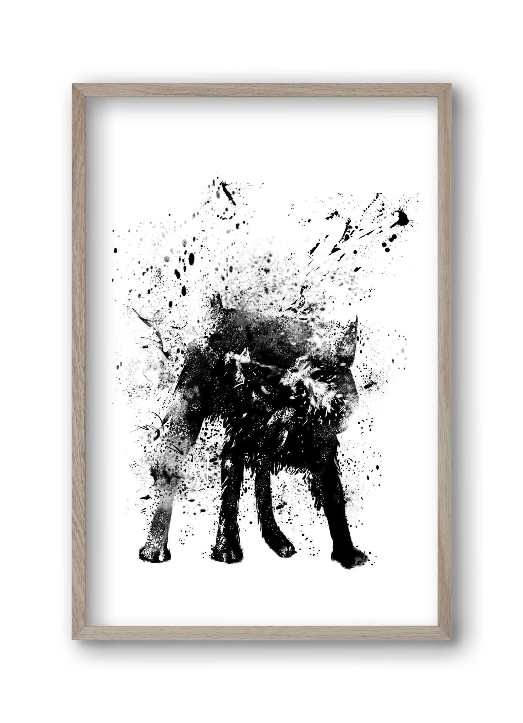 Wet dog - artbridge
