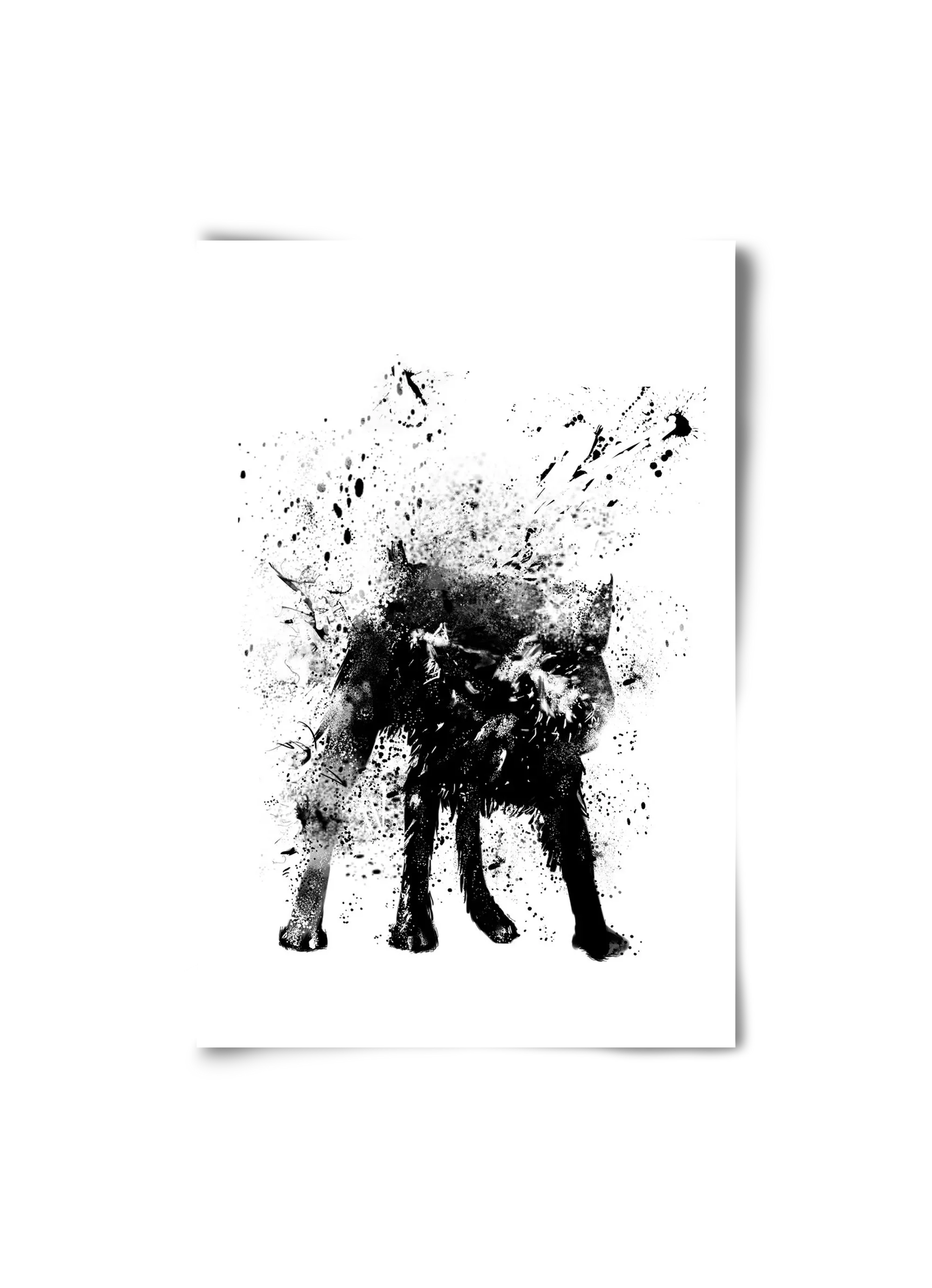 Wet dog - artbridge