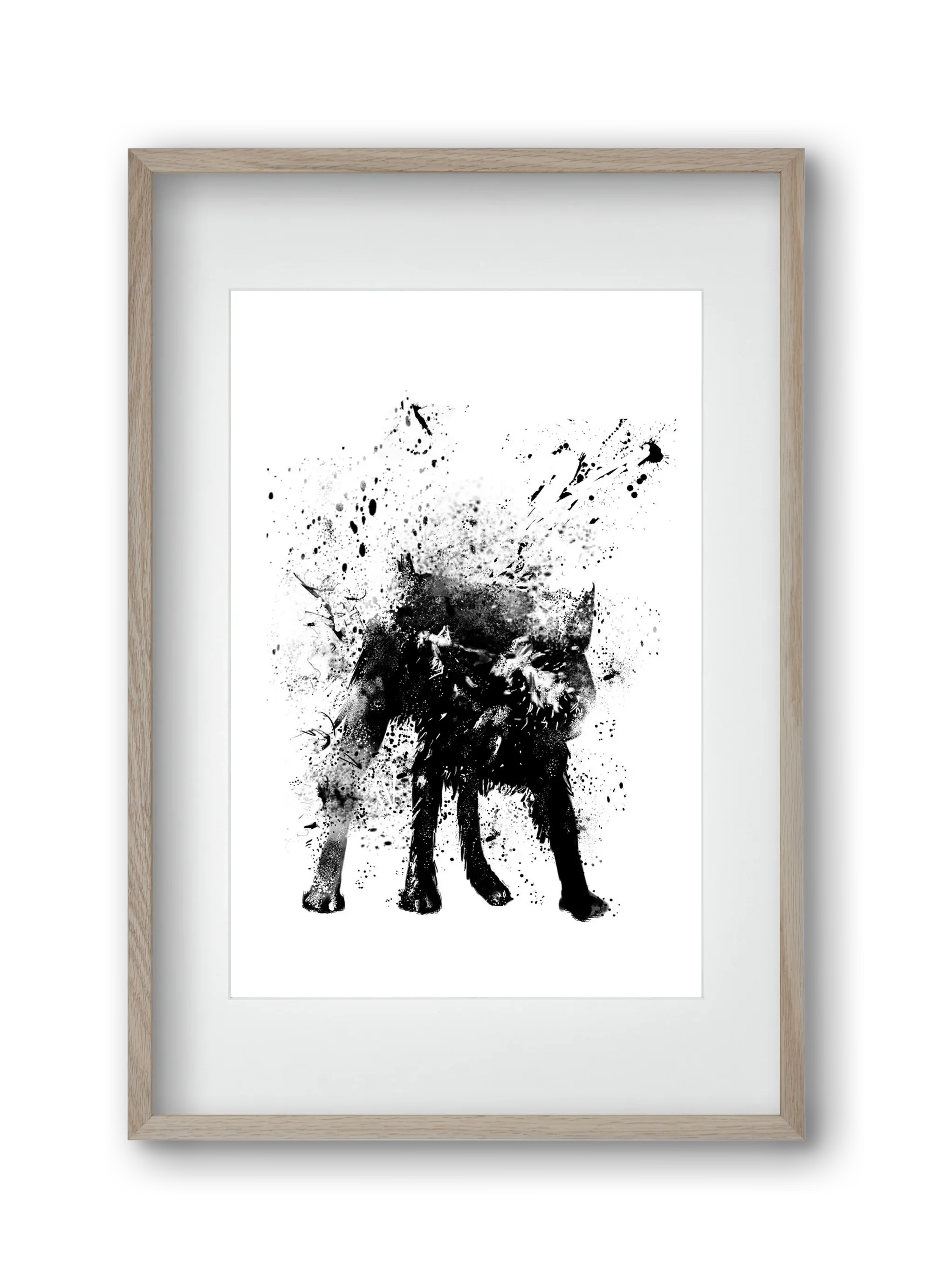 Wet dog - artbridge