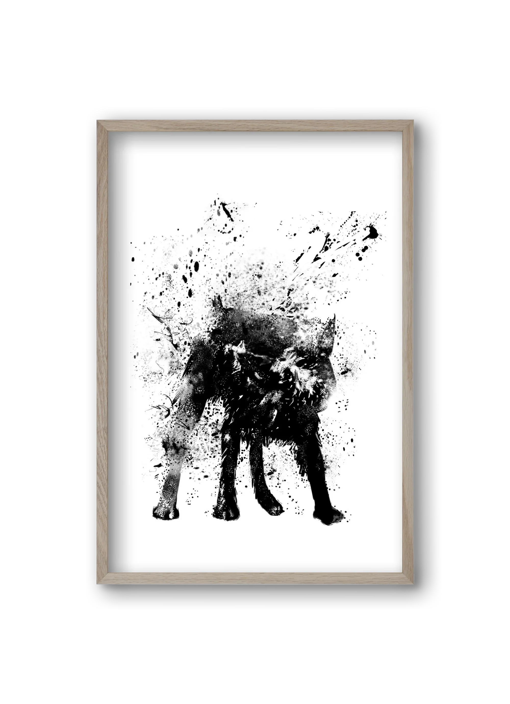 Wet dog - artbridge