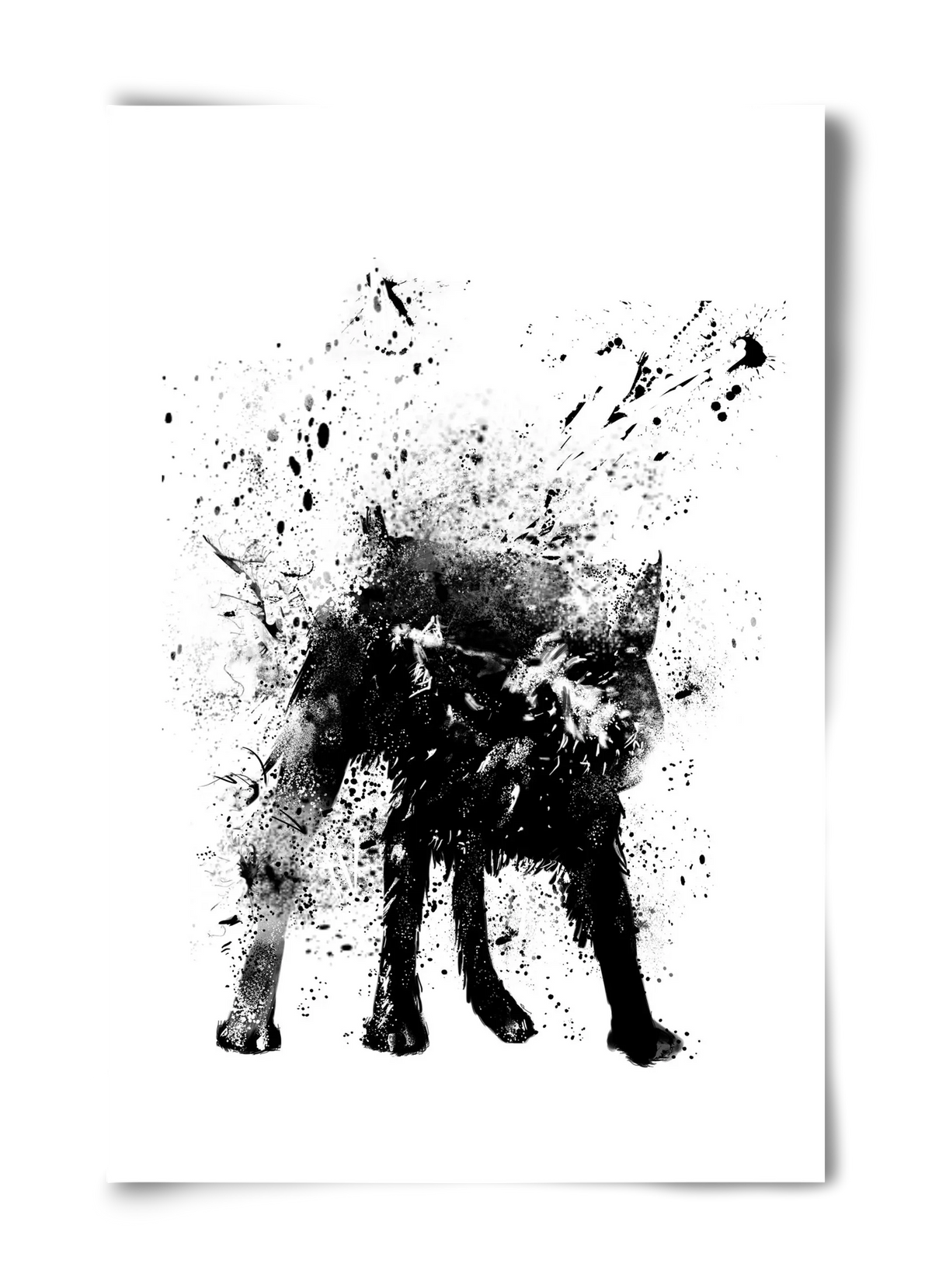 Wet dog - artbridge