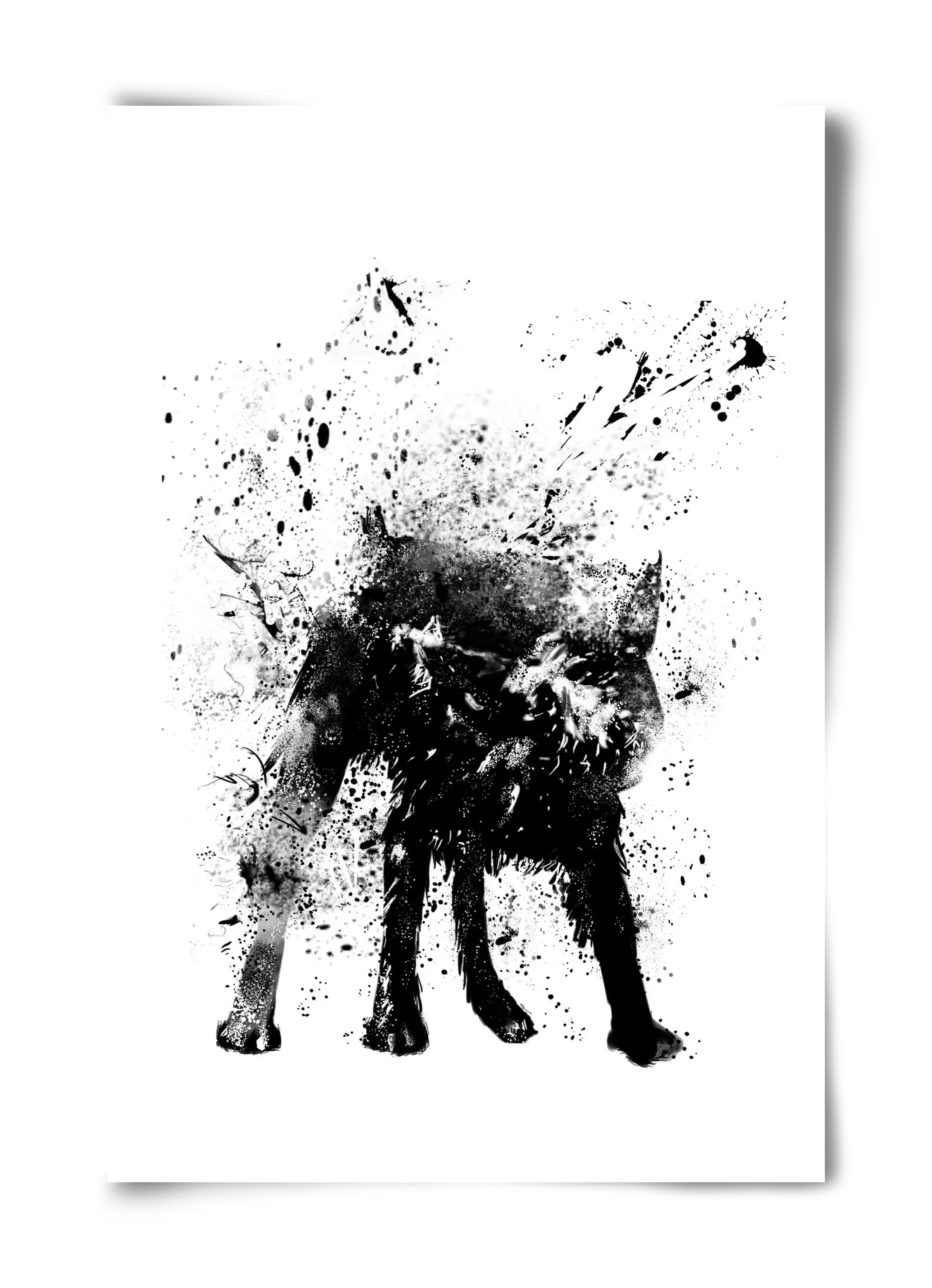 Wet dog - artbridge