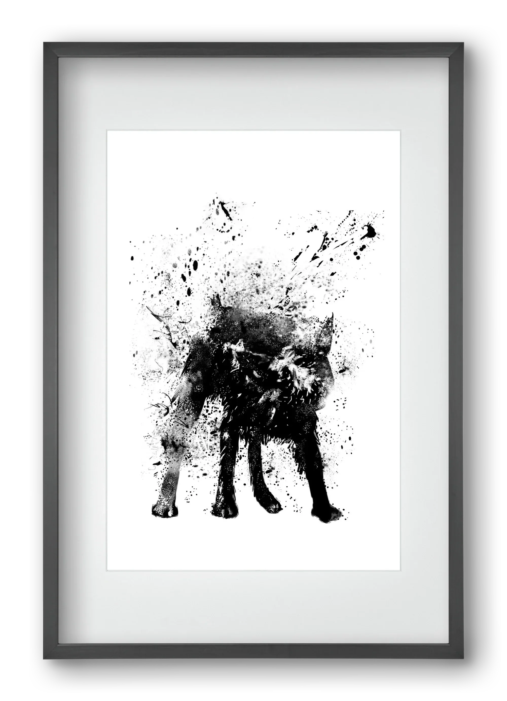 Wet dog - artbridge