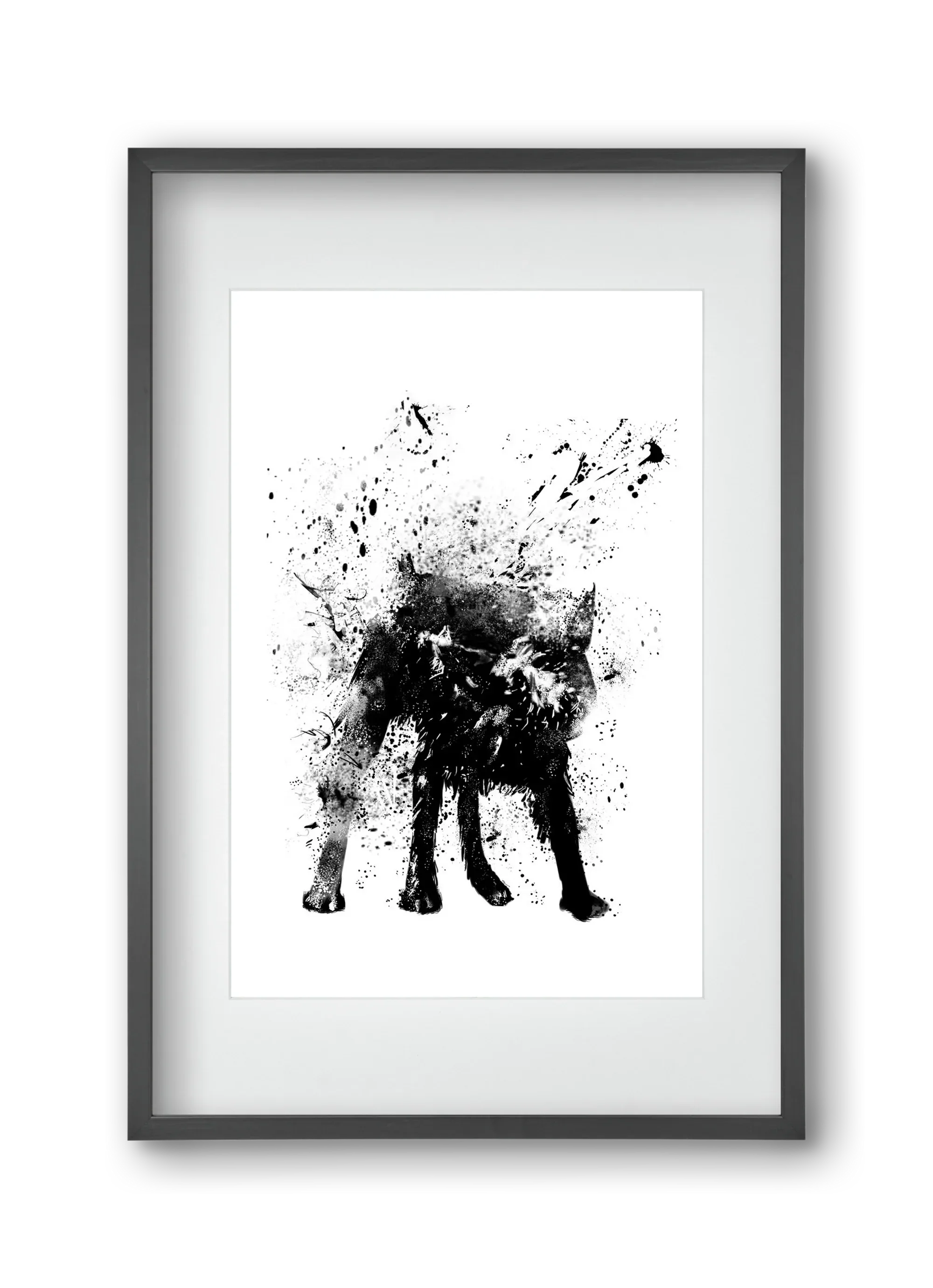 Wet dog - artbridge