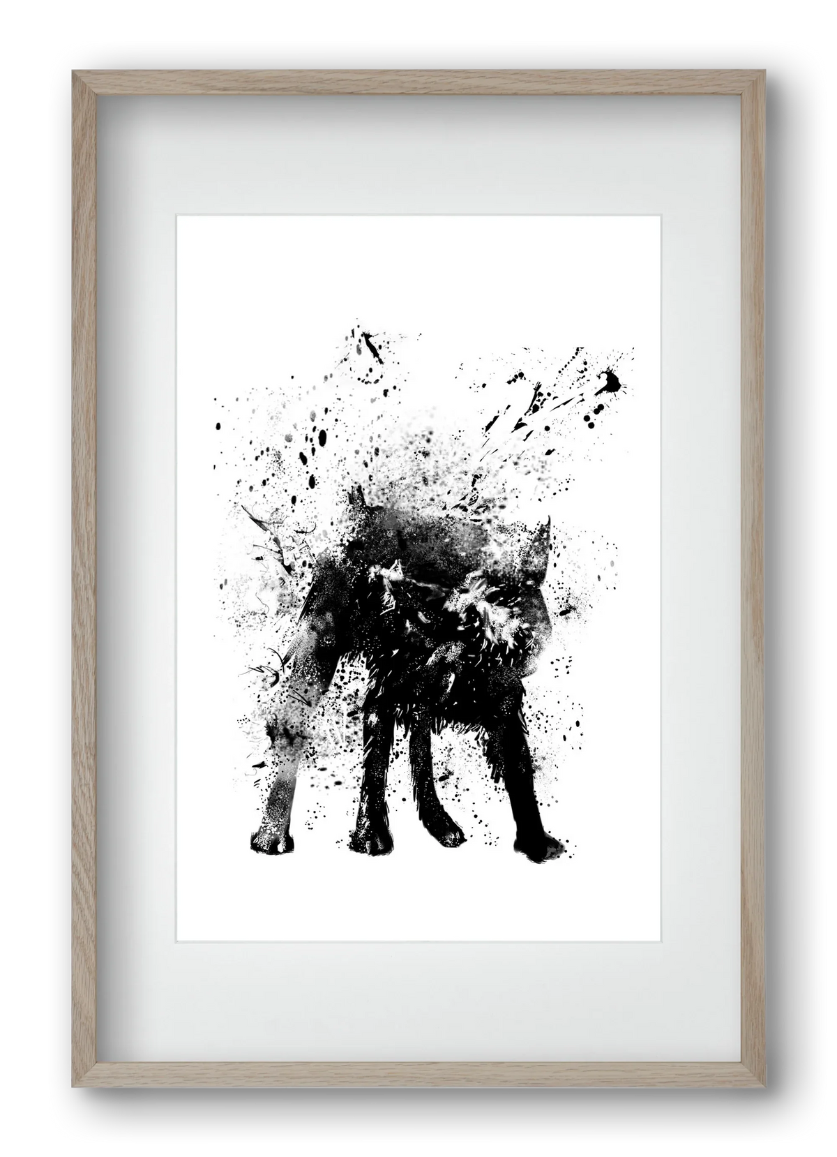Wet dog - artbridge