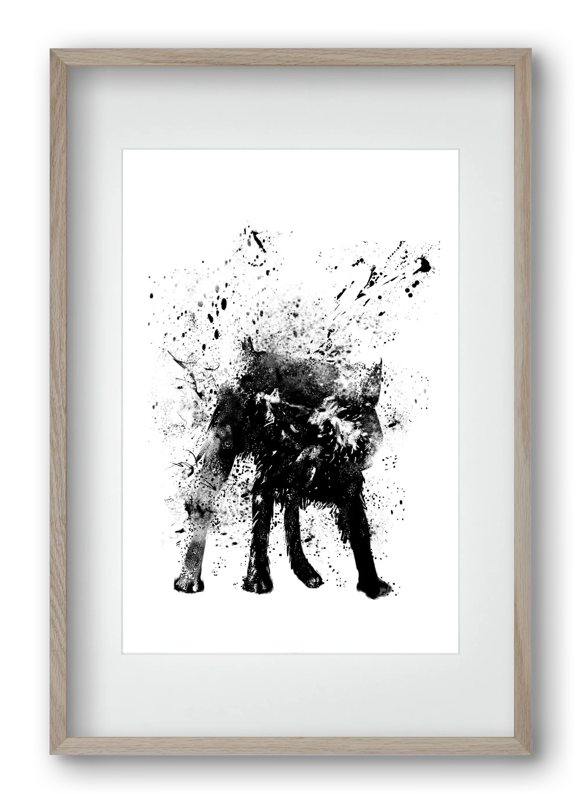 Wet dog - artbridge