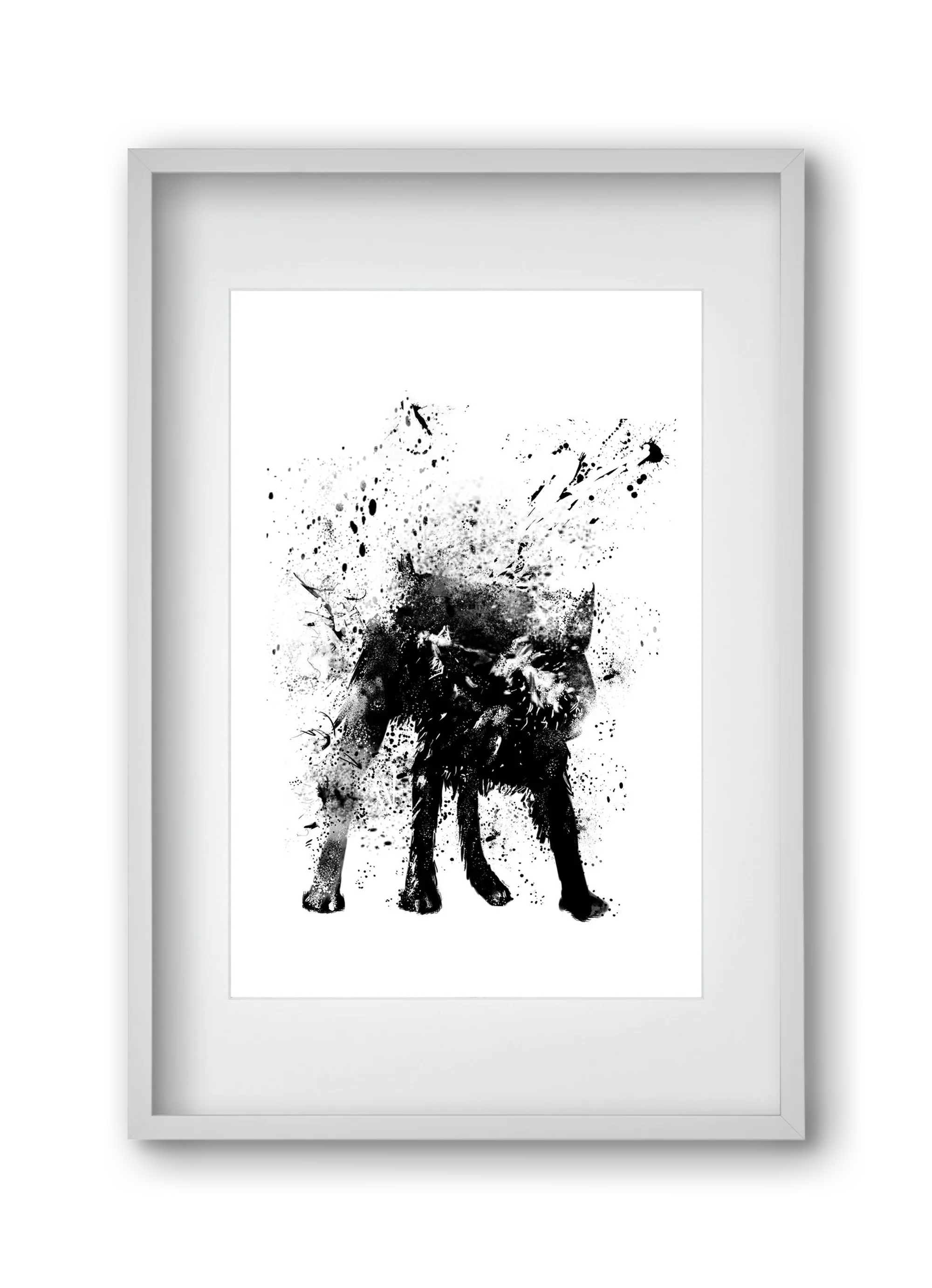 Wet dog - artbridge
