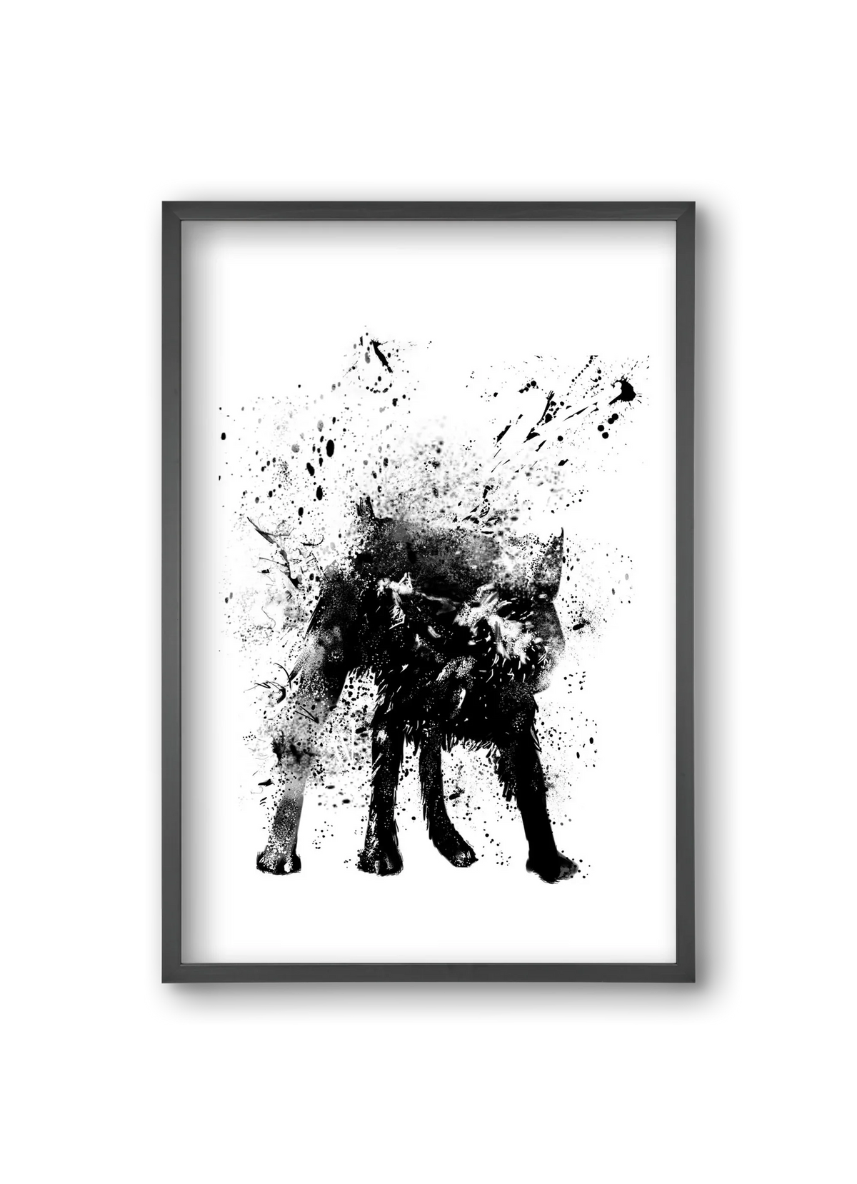 Wet dog - artbridge