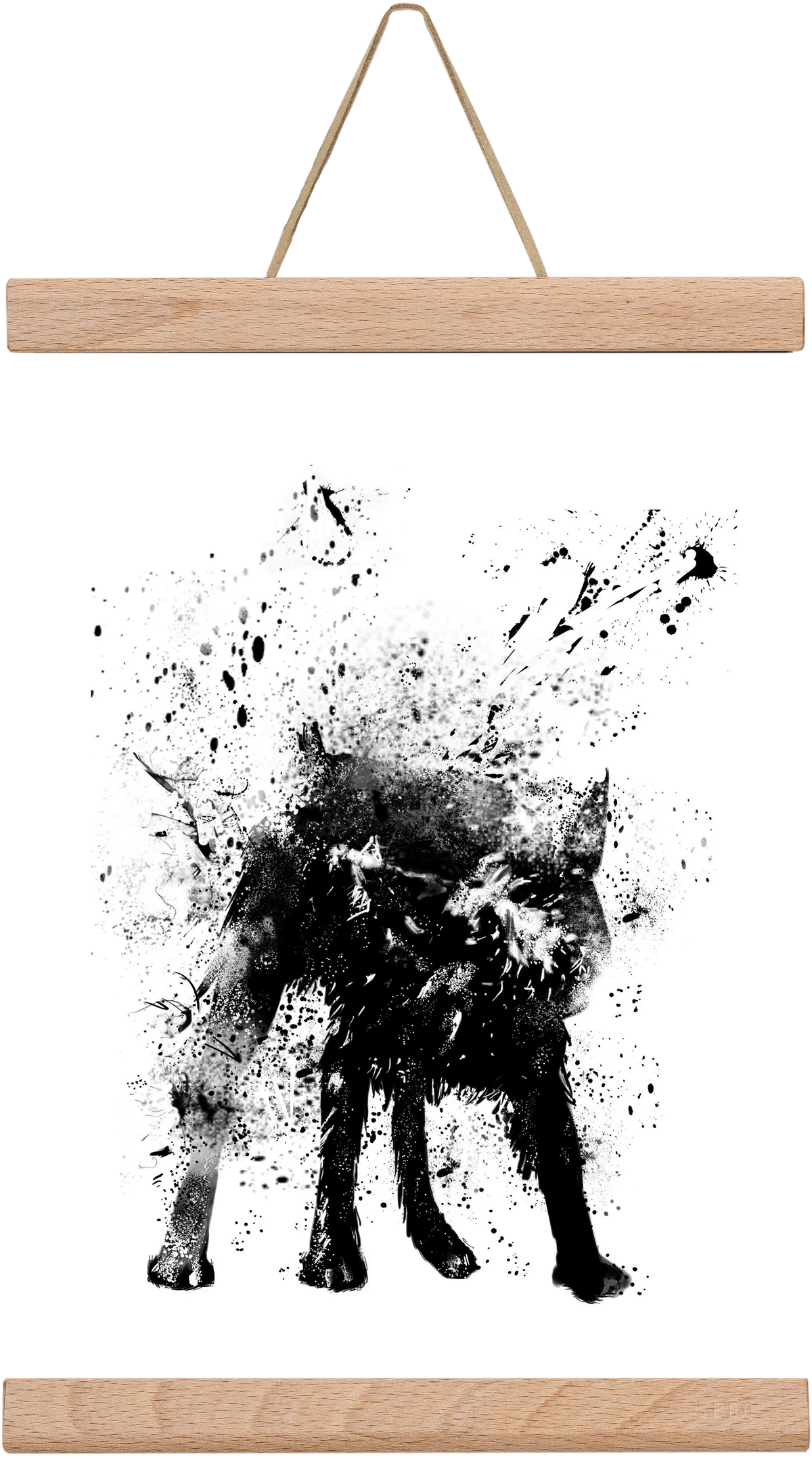 Wet dog - artbridge