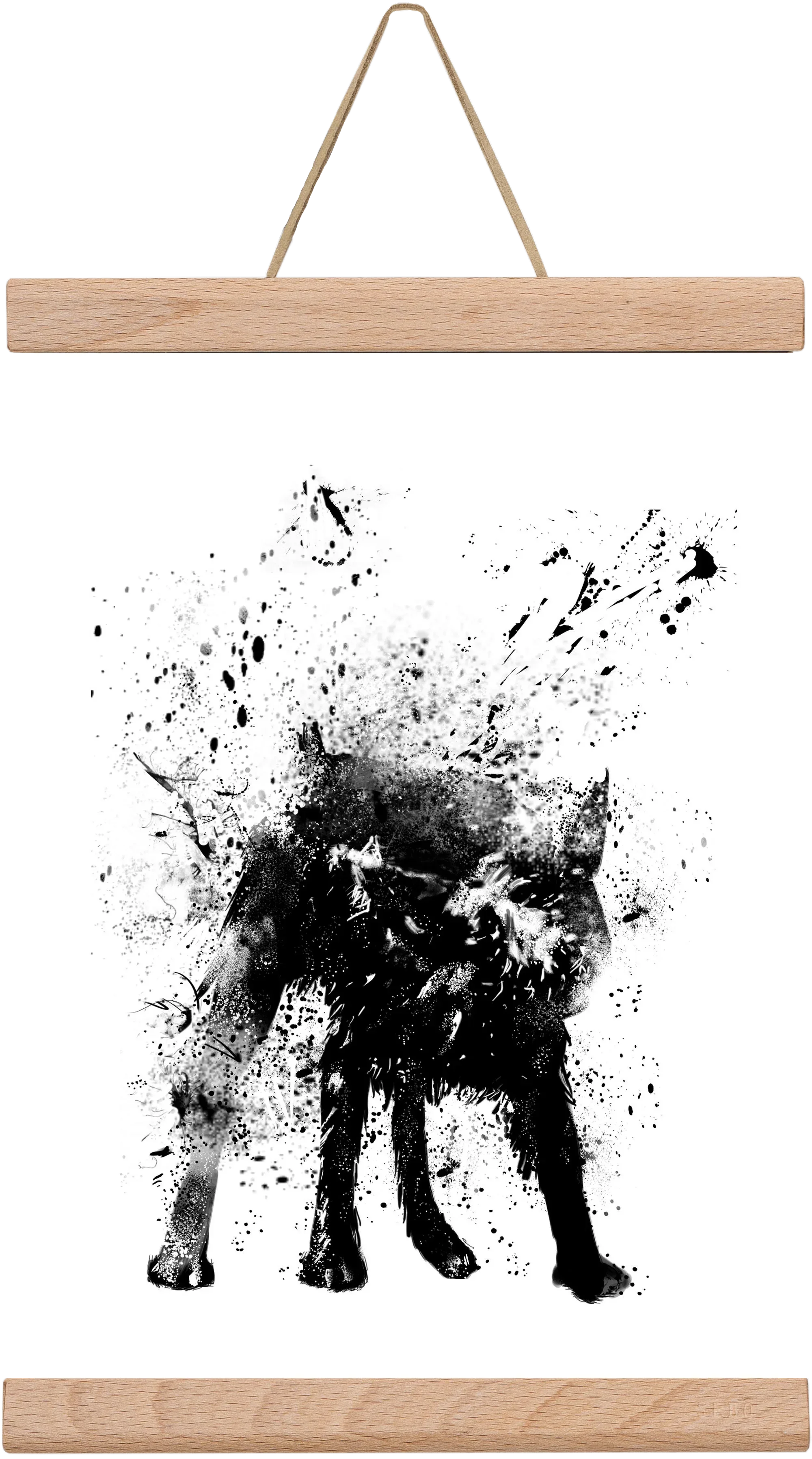 Wet dog - artbridge