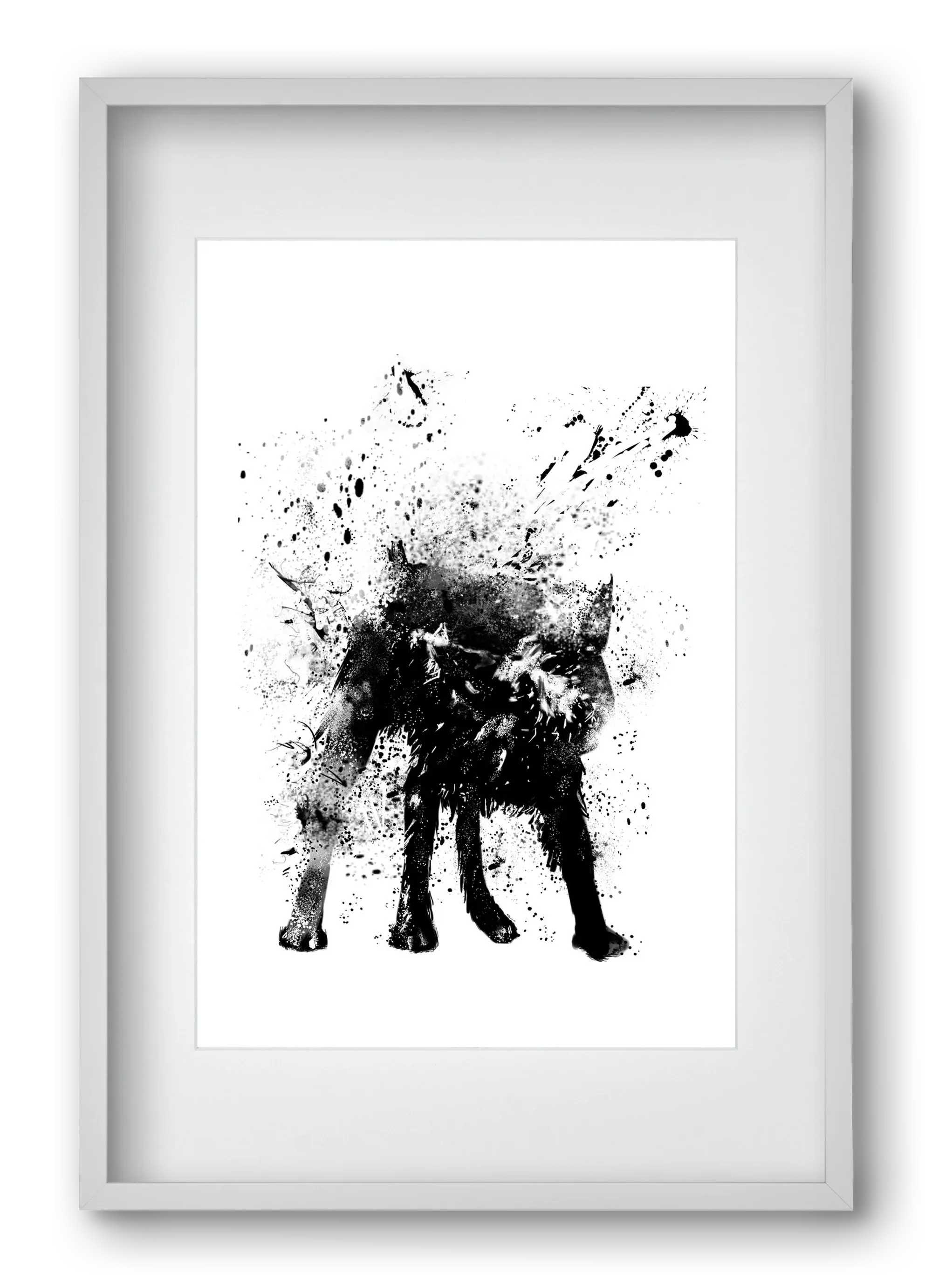 Wet dog - artbridge