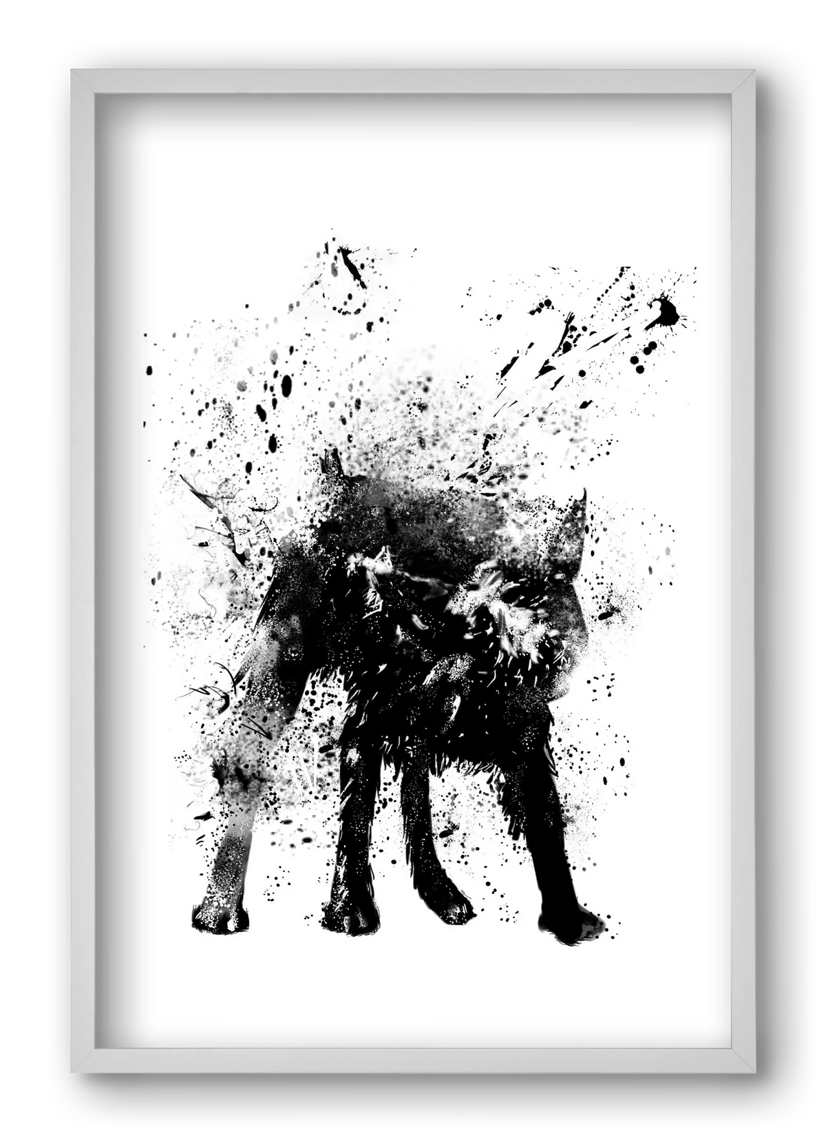 Wet dog - artbridge