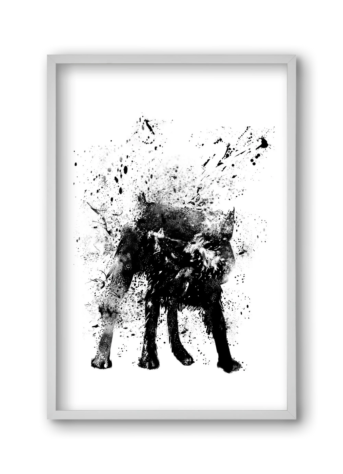Wet dog - artbridge