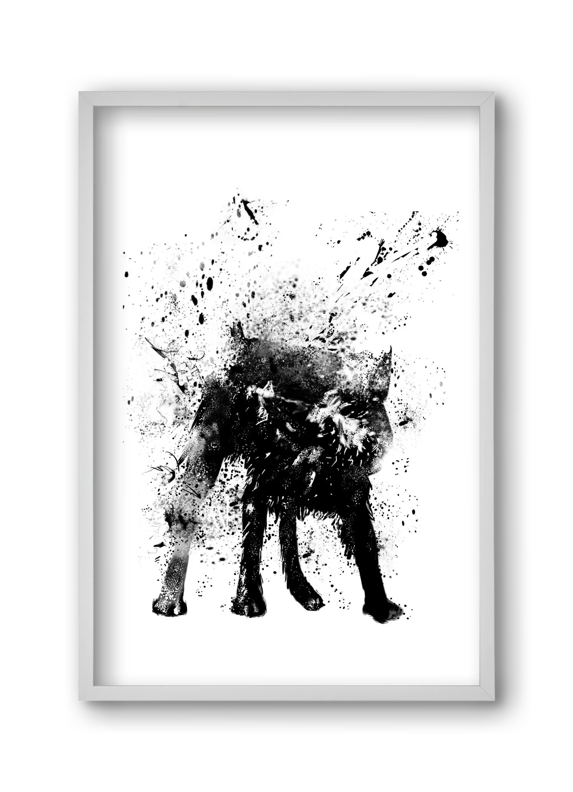 Wet dog - artbridge