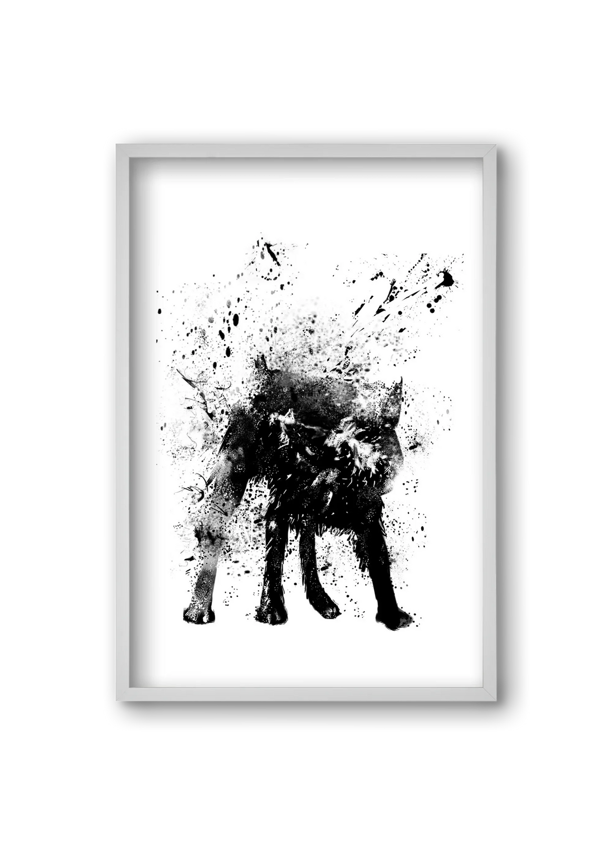 Wet dog - artbridge