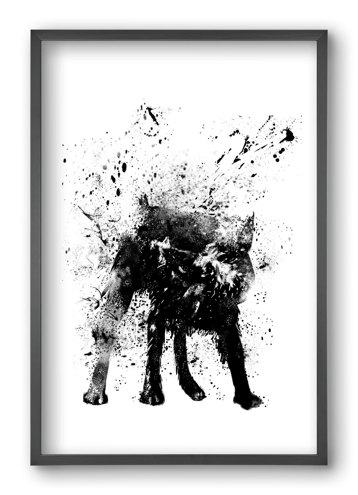 Wet dog - artbridge