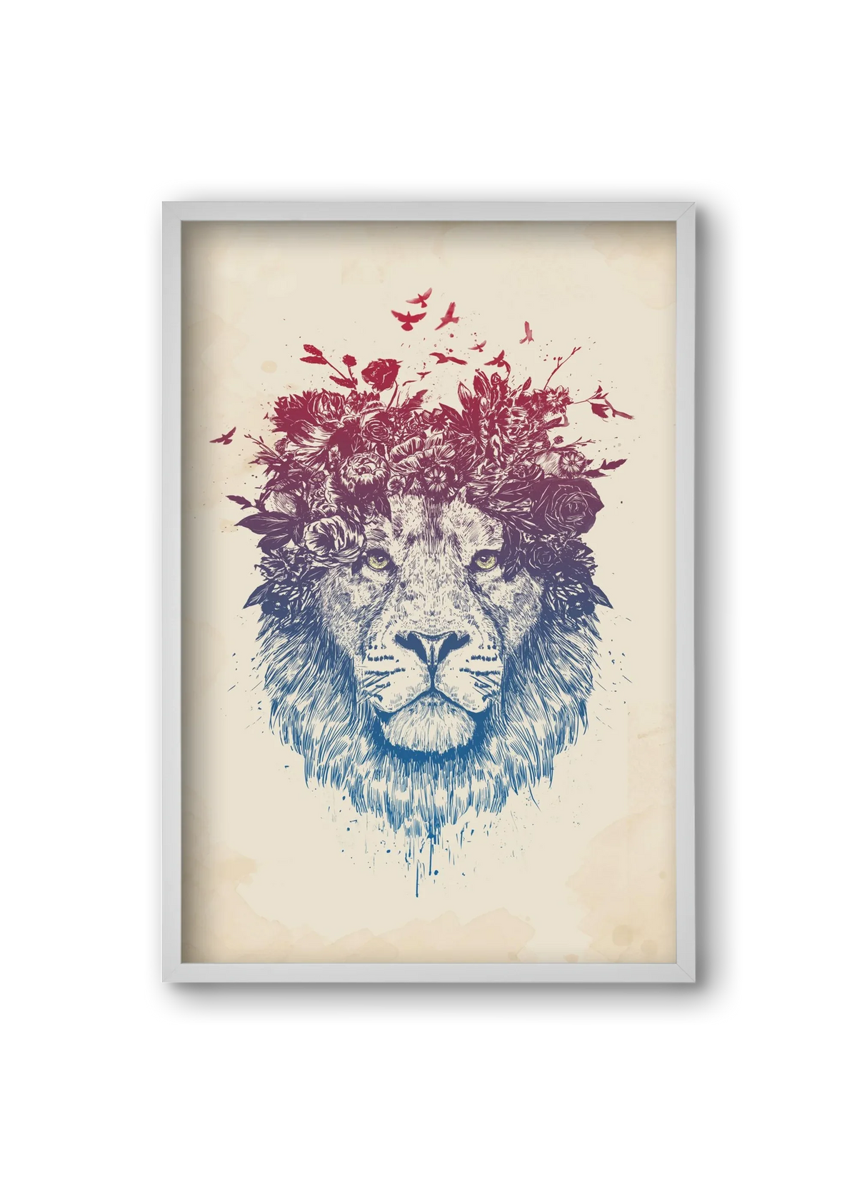Floral lion III - artbridge