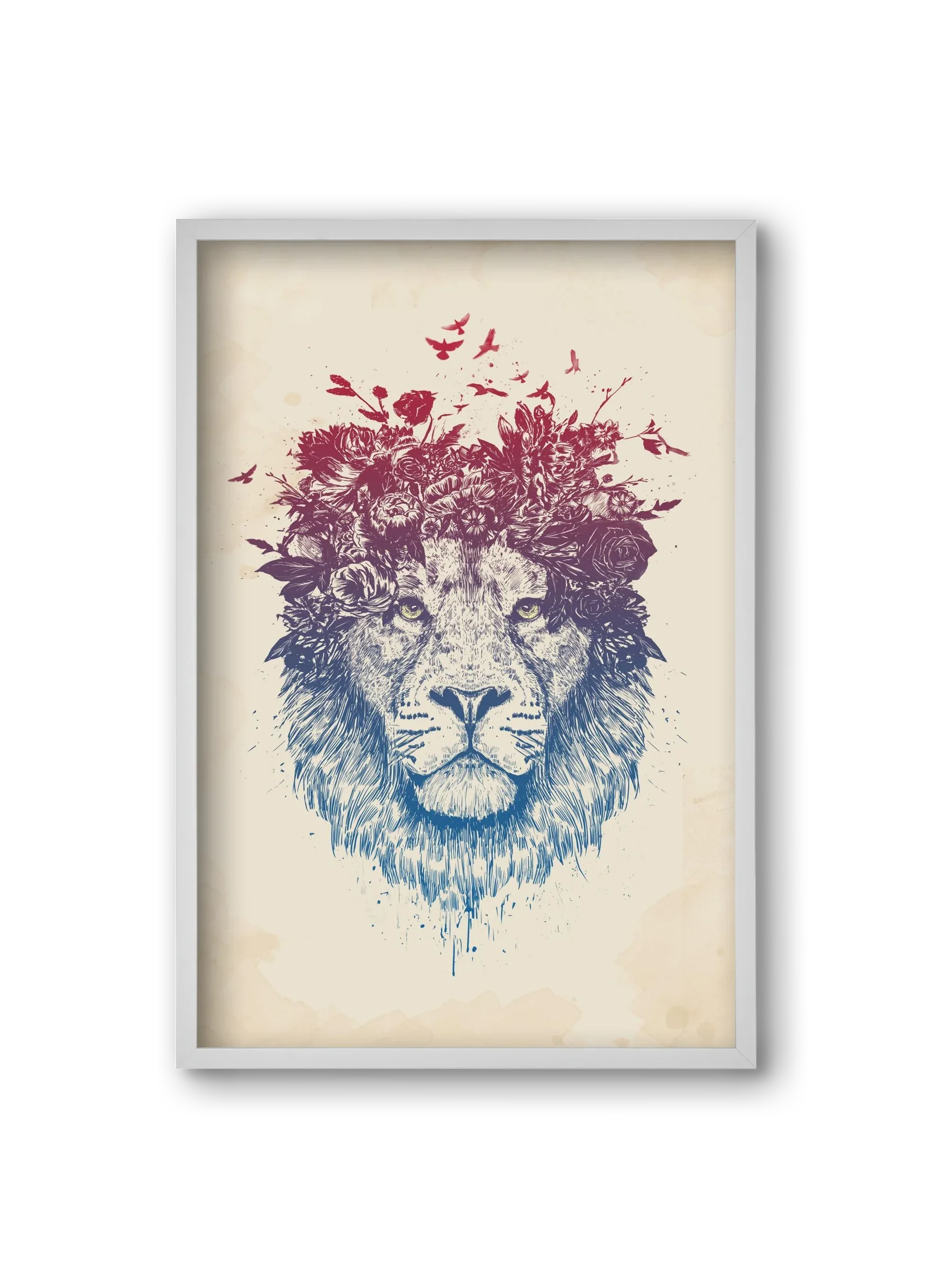 Floral lion III - artbridge