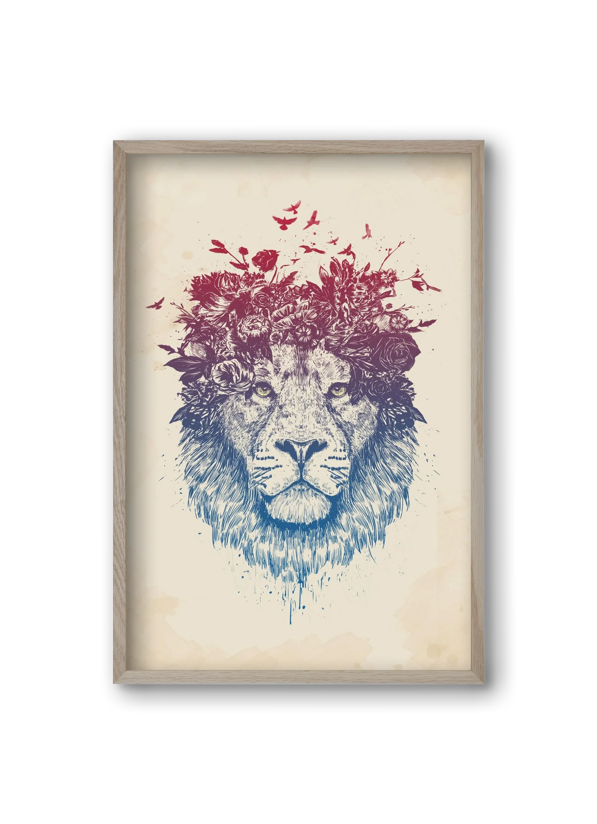 Floral lion III - artbridge